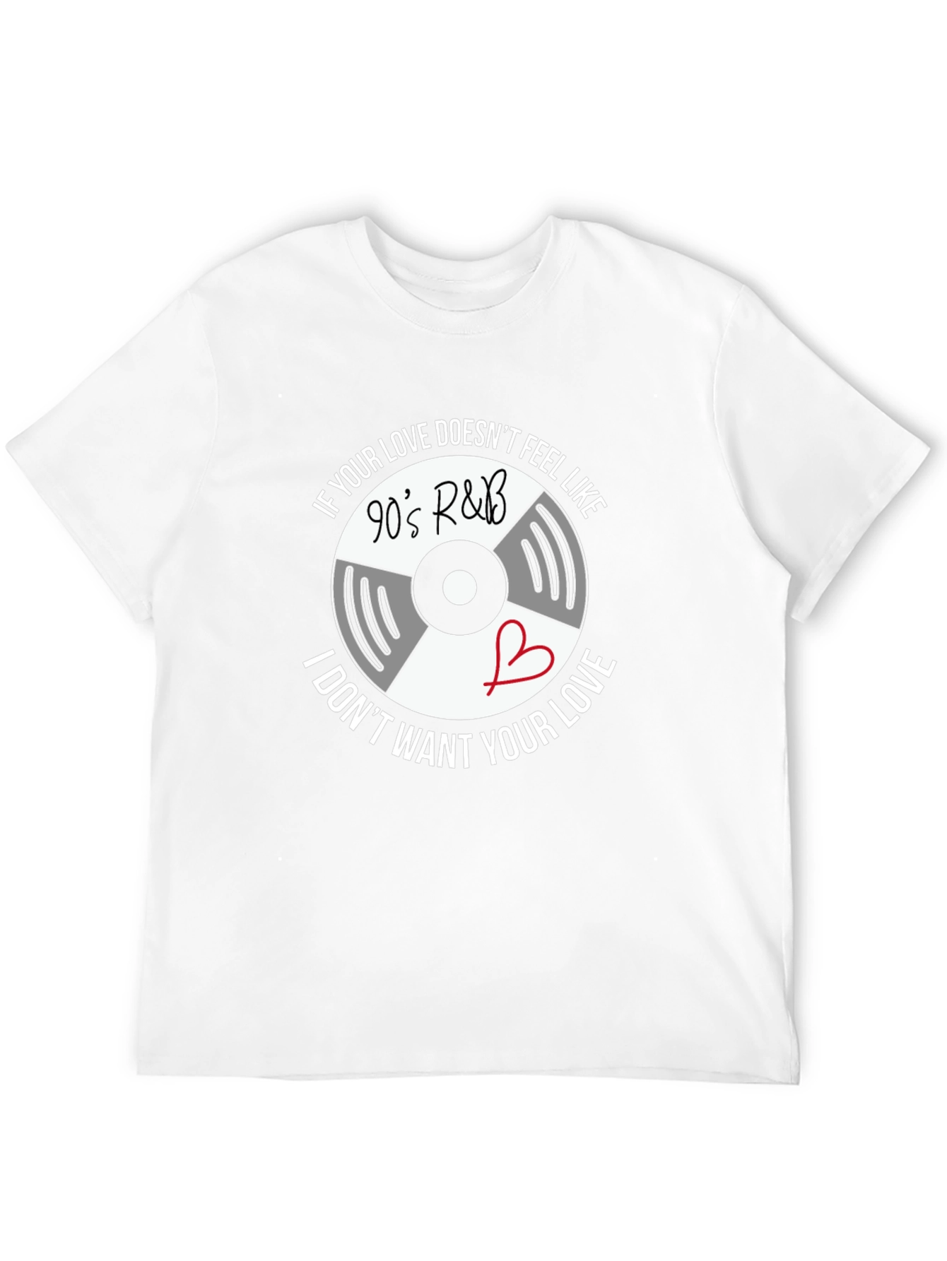 90s R&B Vinyl Graphic T-Shirt