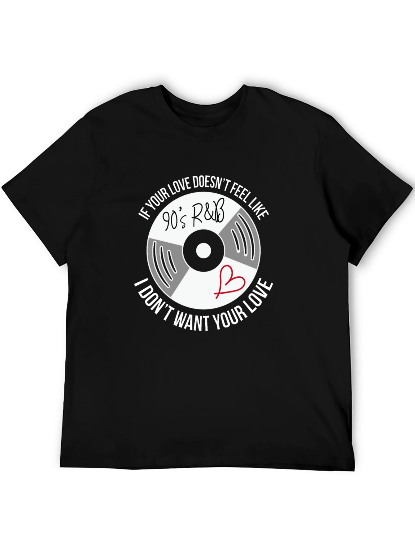 90s R&B Vinyl Graphic T-Shirt