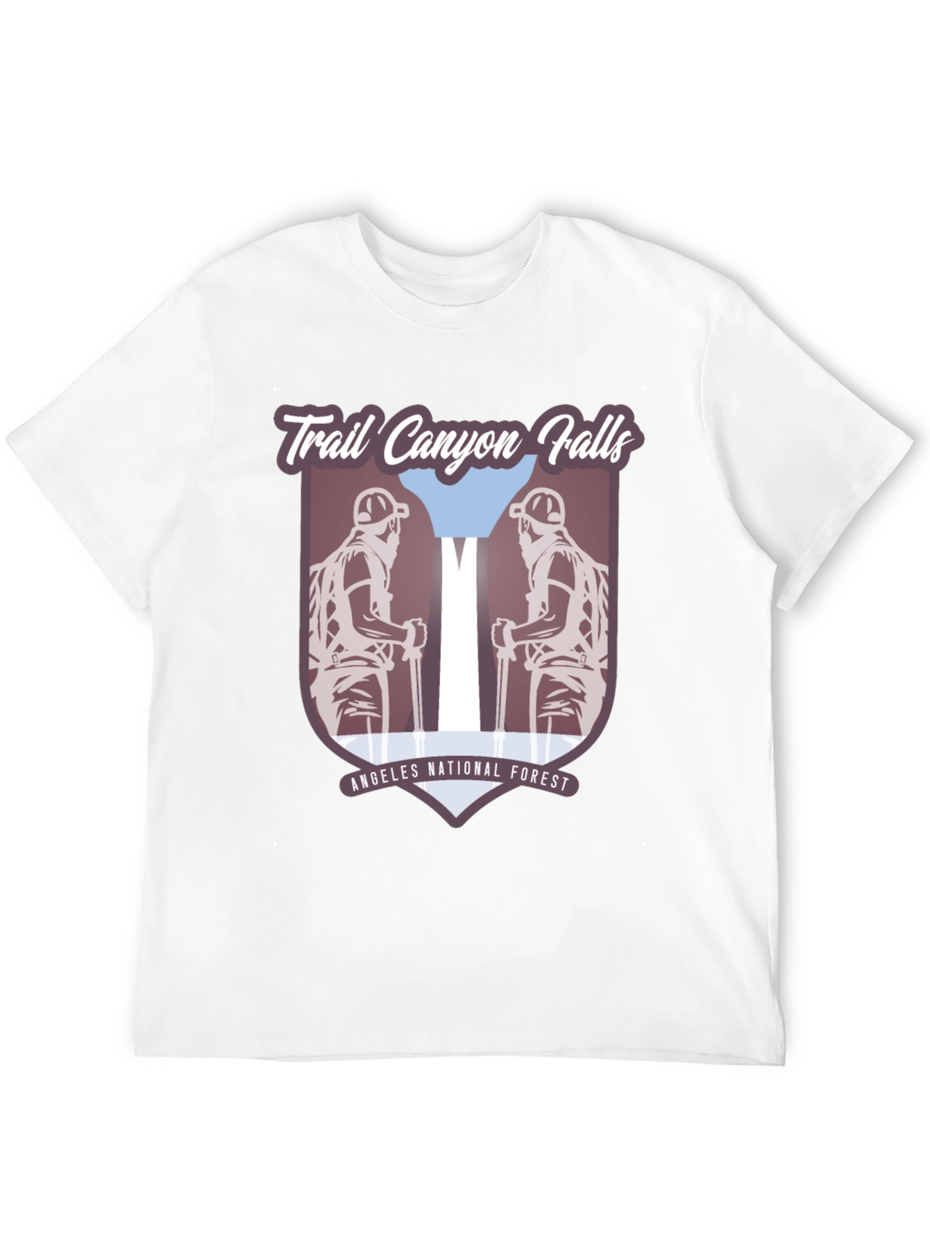 Trail Canyon Falls T-Shirt - Angeles National Forest