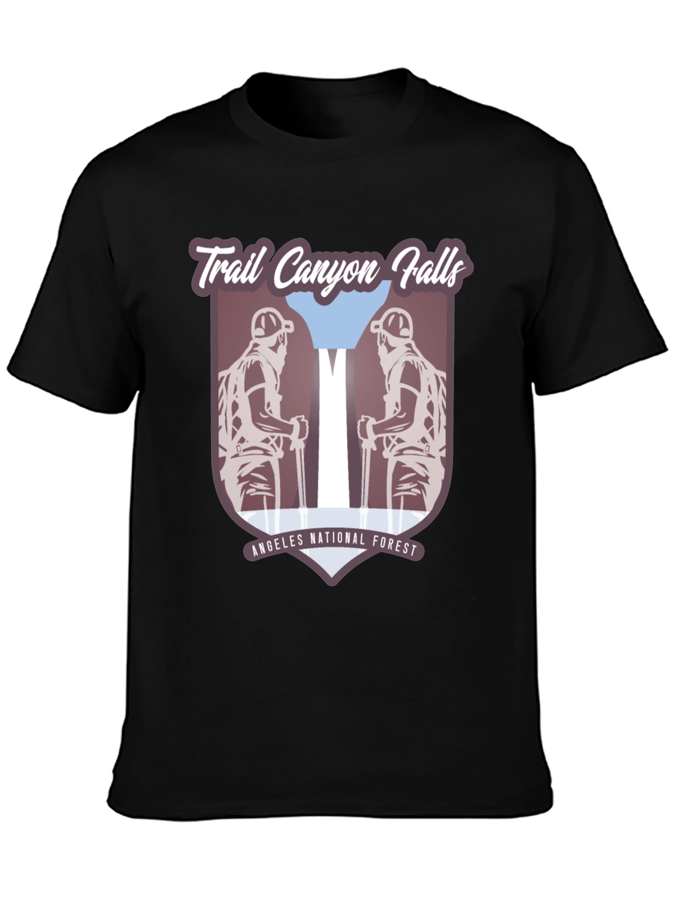 Trail Canyon Falls T-Shirt - Angeles National Forest