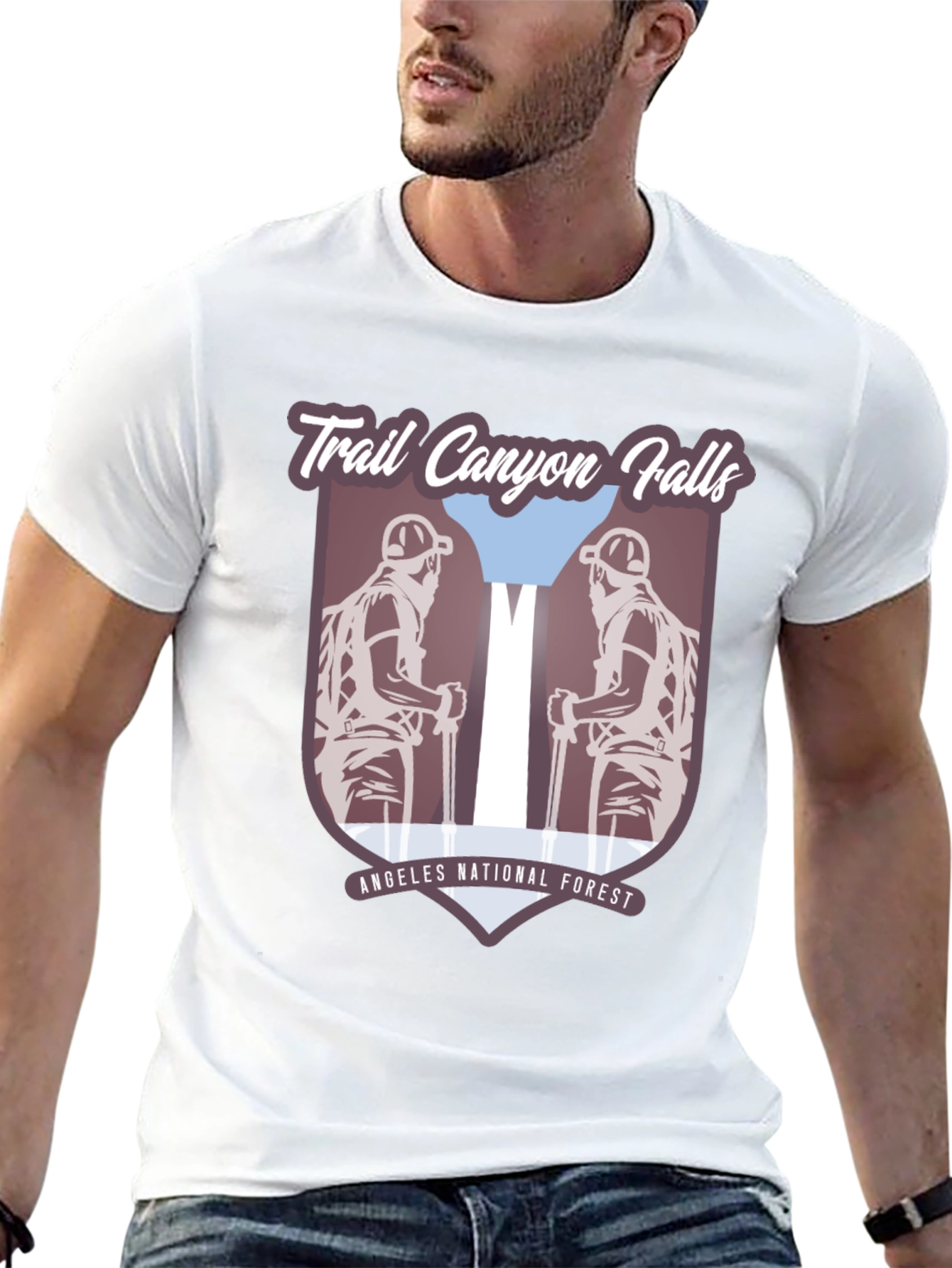 Trail Canyon Falls T-Shirt - Angeles National Forest