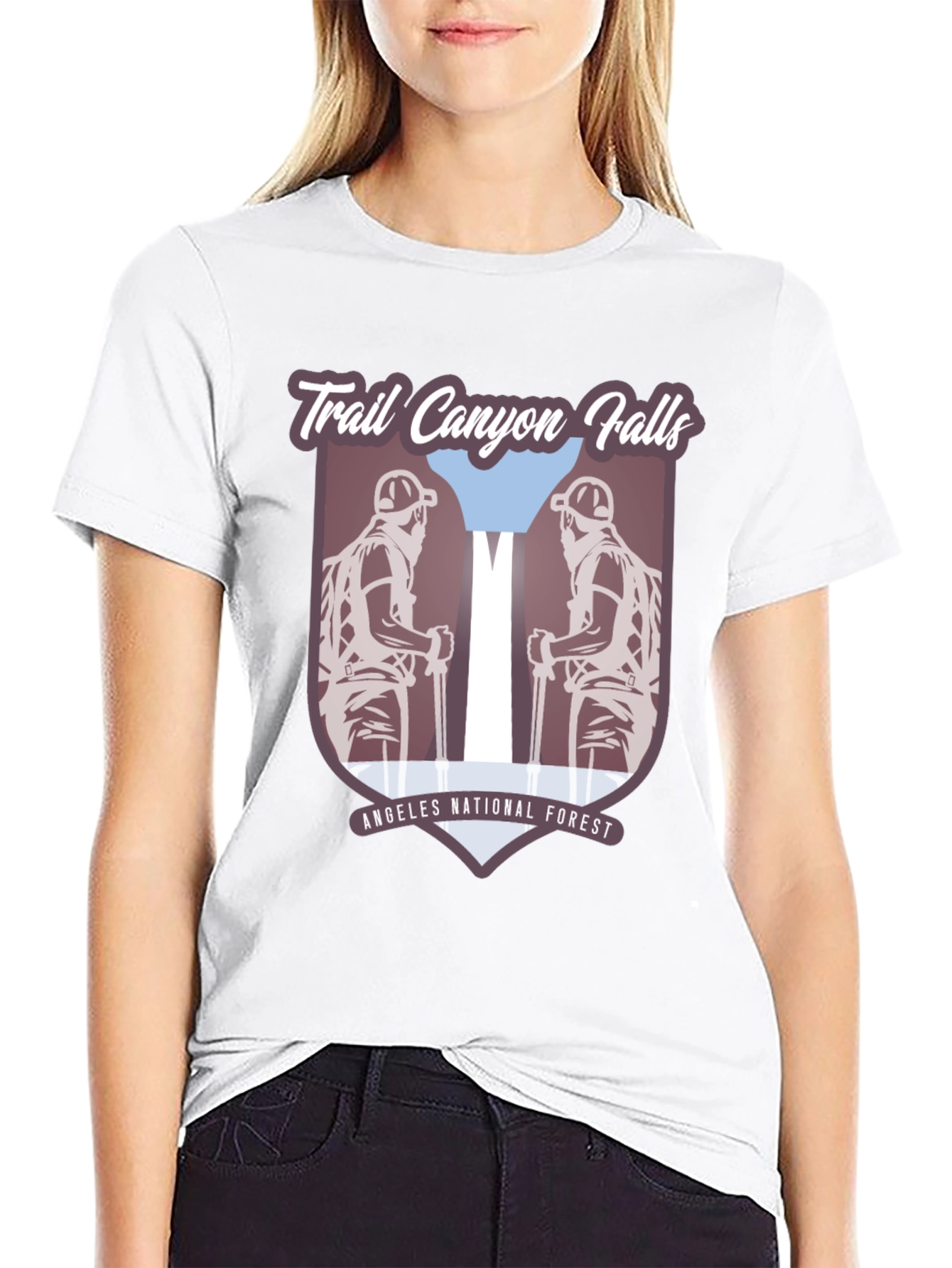 Trail Canyon Falls T-Shirt - Angeles National Forest