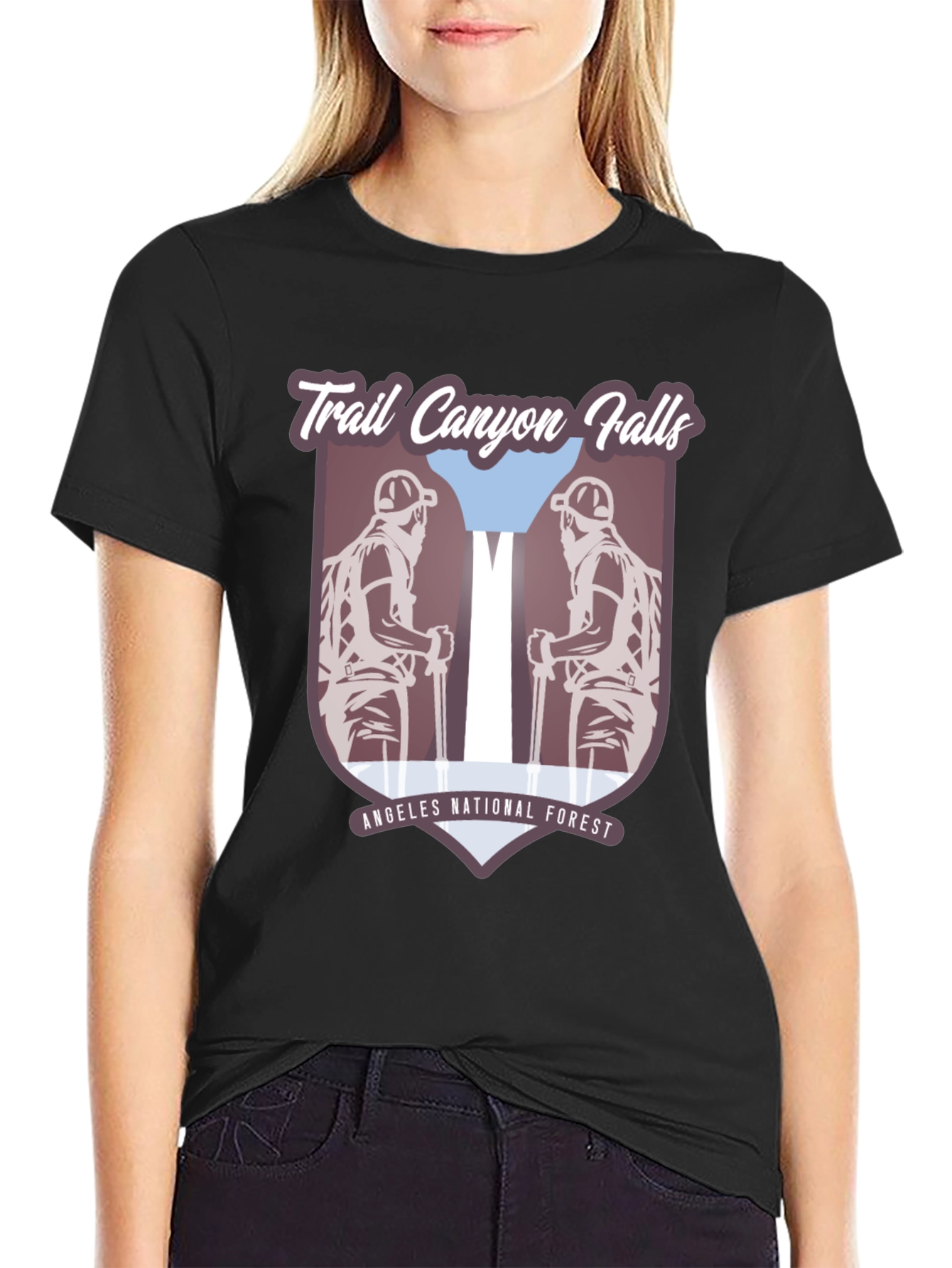 Trail Canyon Falls T-Shirt - Angeles National Forest