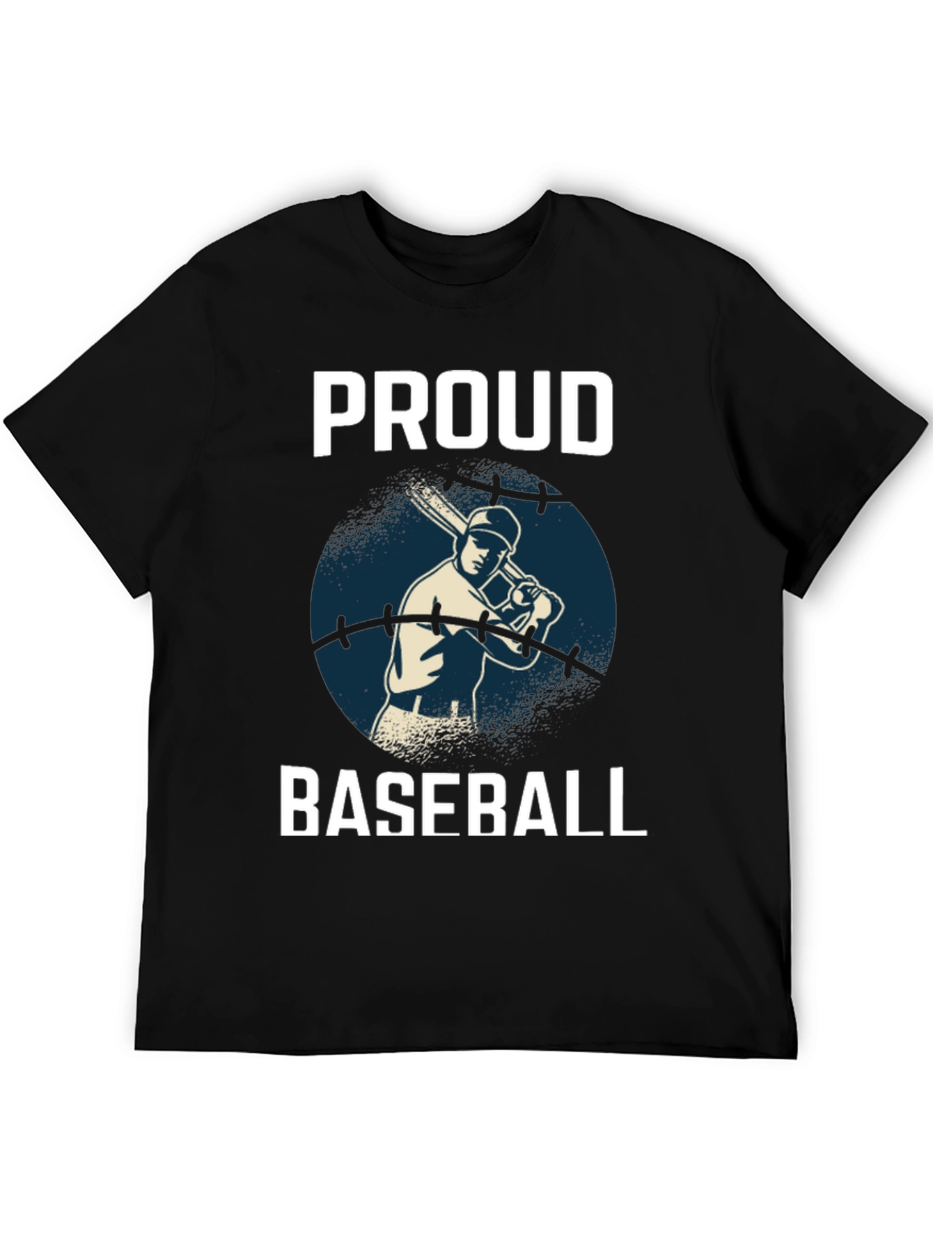 Proud Baseball Player Graphic T-Shirt