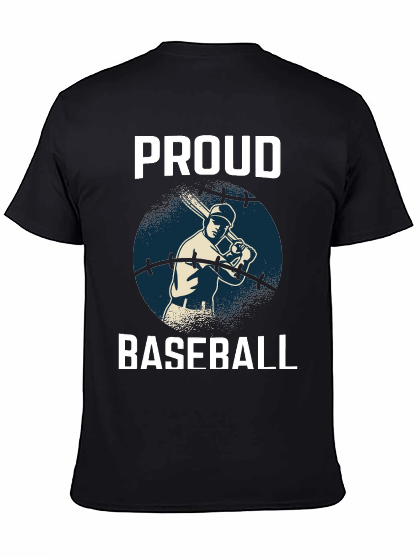Proud Baseball Player Graphic T-Shirt