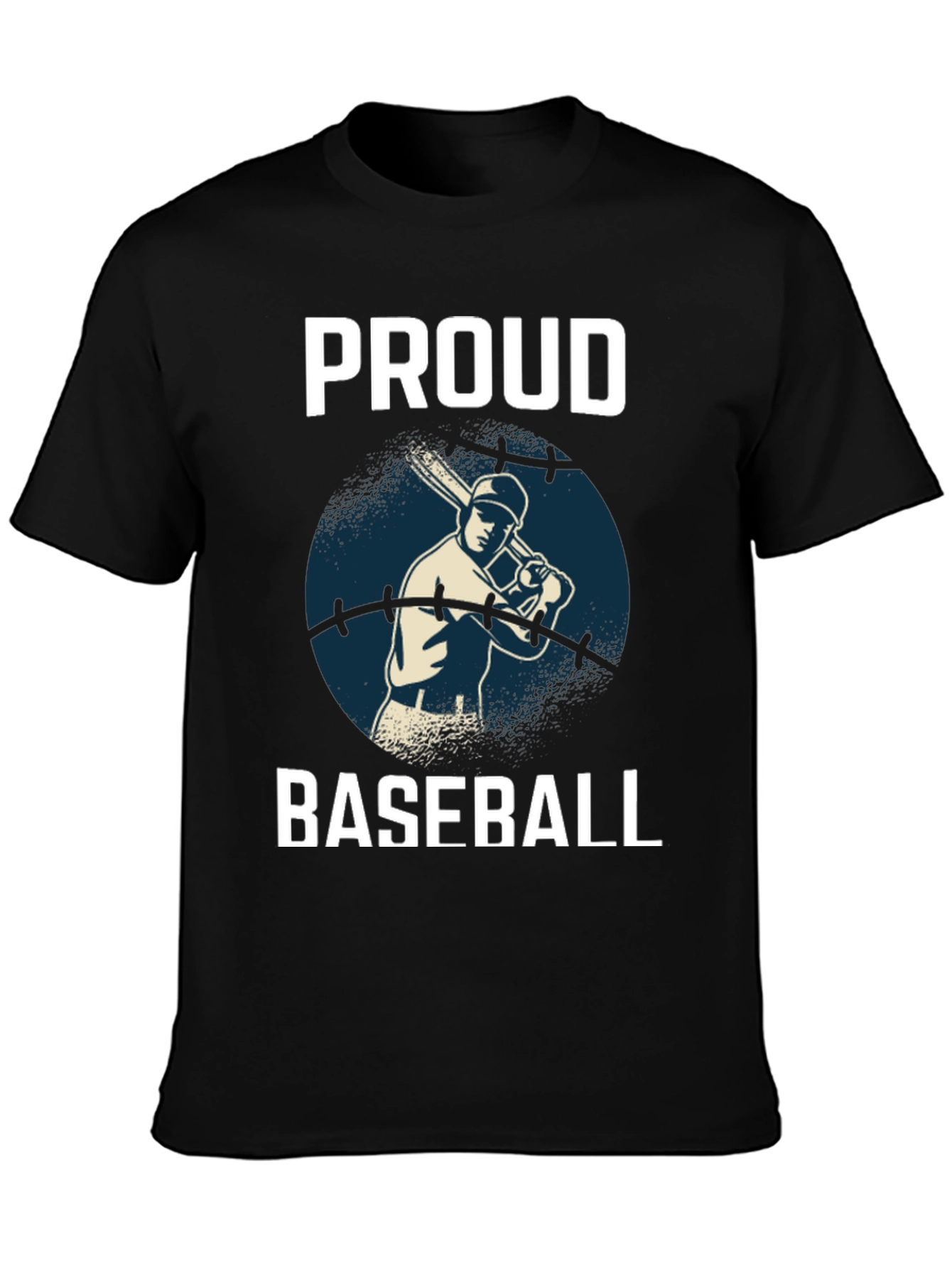 Proud Baseball Player Graphic T-Shirt