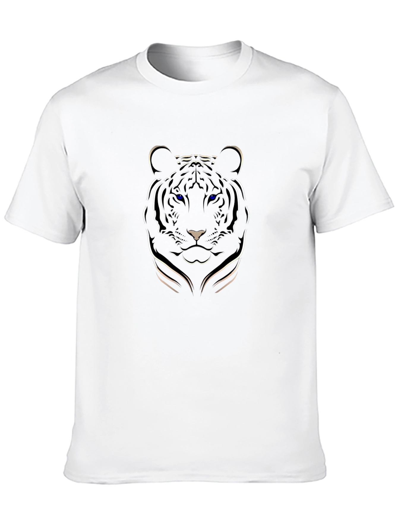 Black Tiger Graphic Tee - Mens Short Sleeve