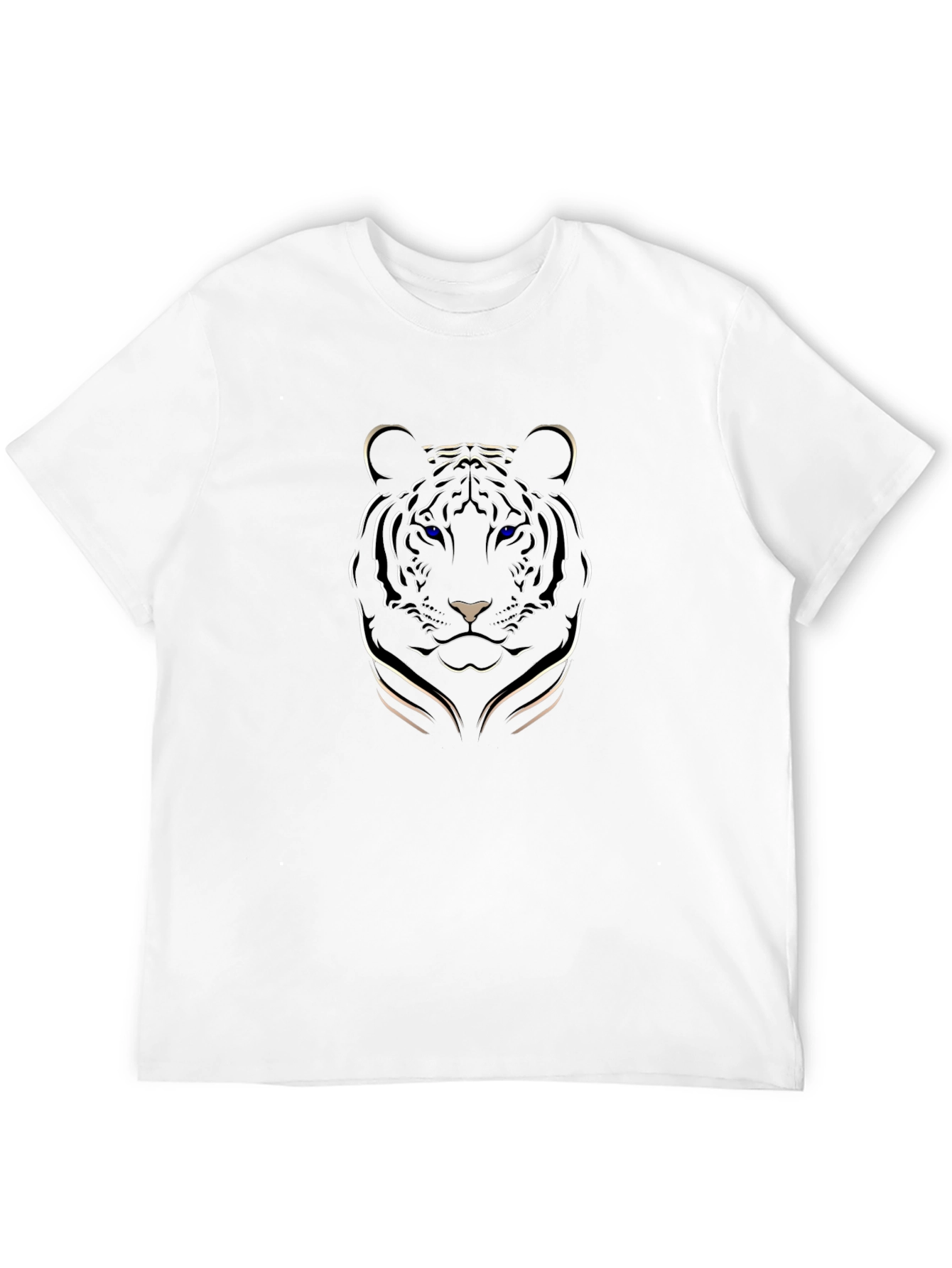 Black Tiger Graphic Tee - Mens Short Sleeve