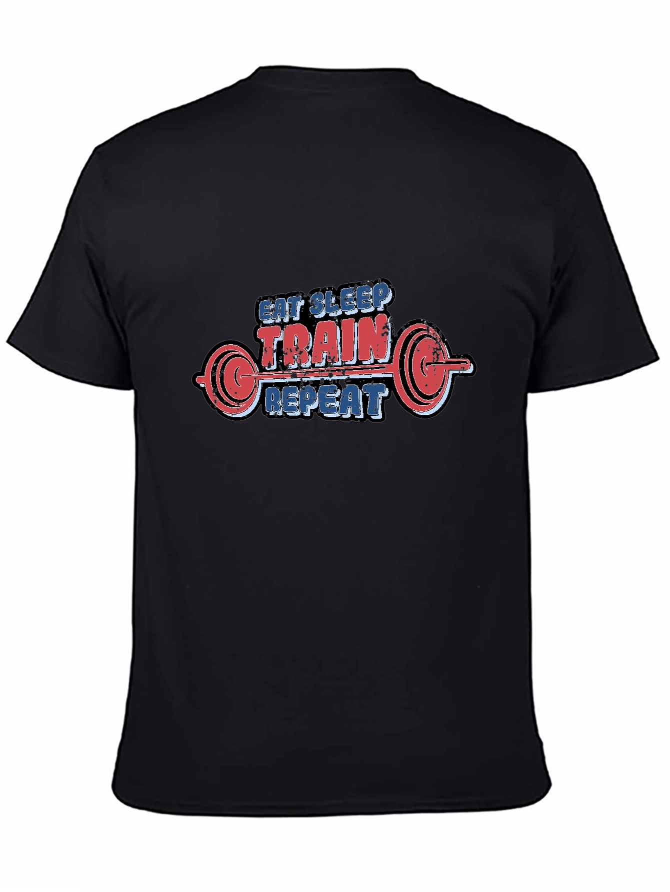 Eat Sleep Train Repeat Graphic T-Shirt
