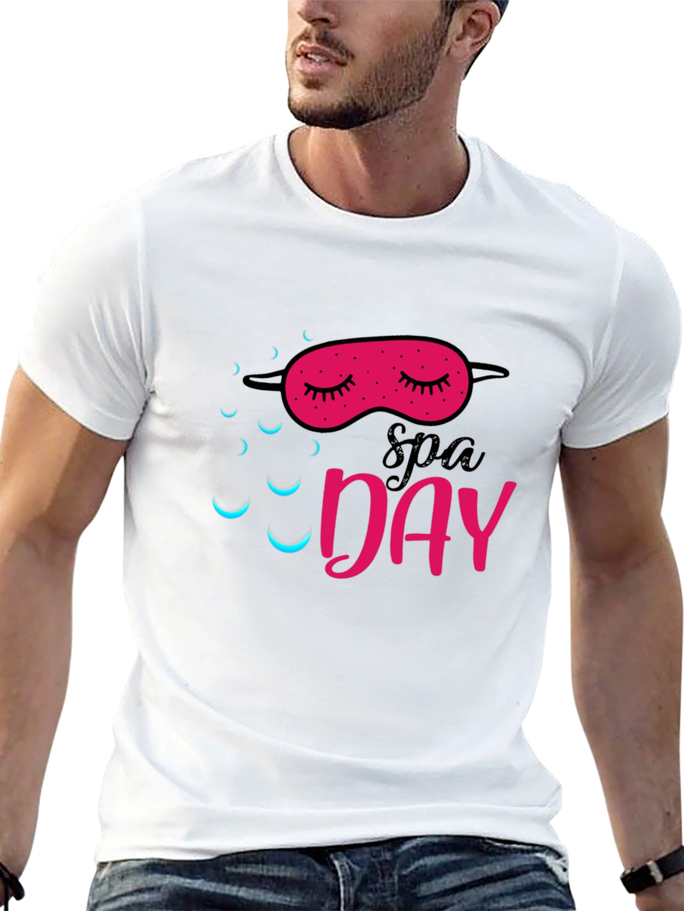 Spa Day Sleep Mask Graphic Tee