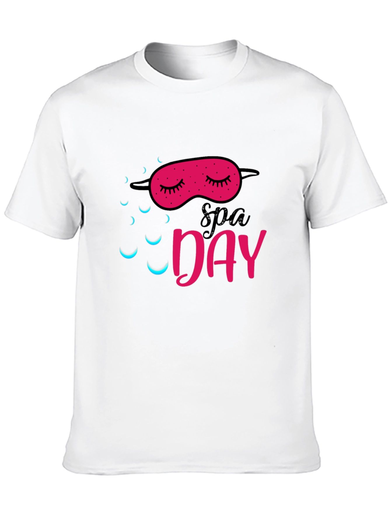 Spa Day Sleep Mask Graphic Tee