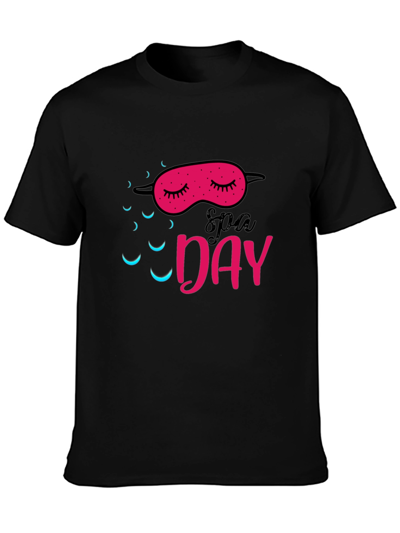 Spa Day Sleep Mask Graphic Tee