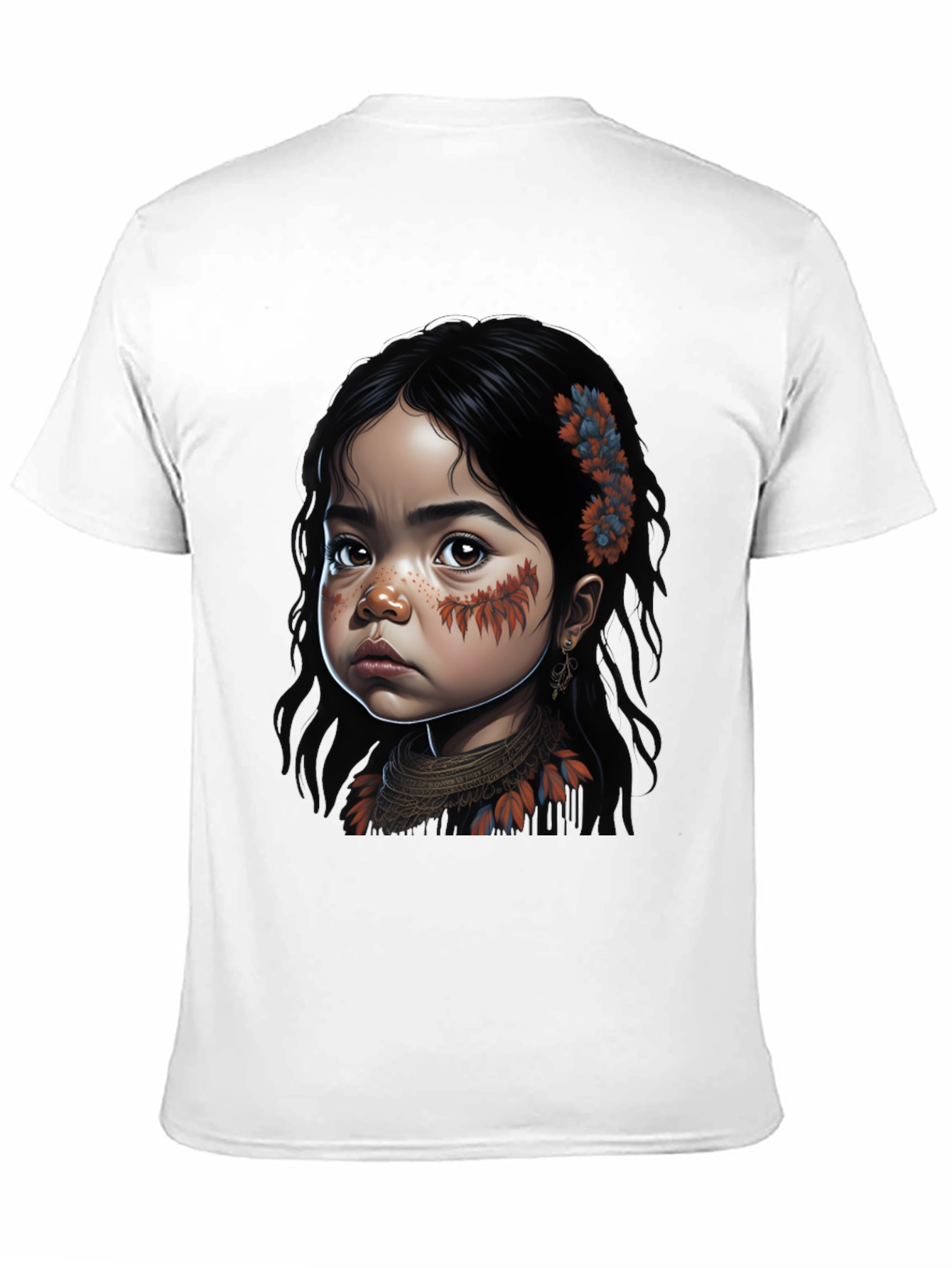 Native Girl Graphic Tee - Unisex Black T-Shirt