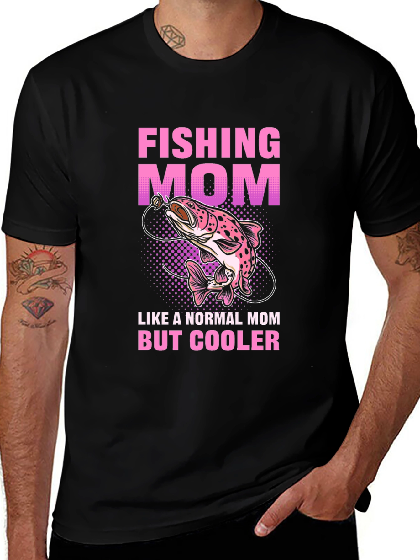 Fishing Mom T-Shirt - Cool Mothers Day Gift!