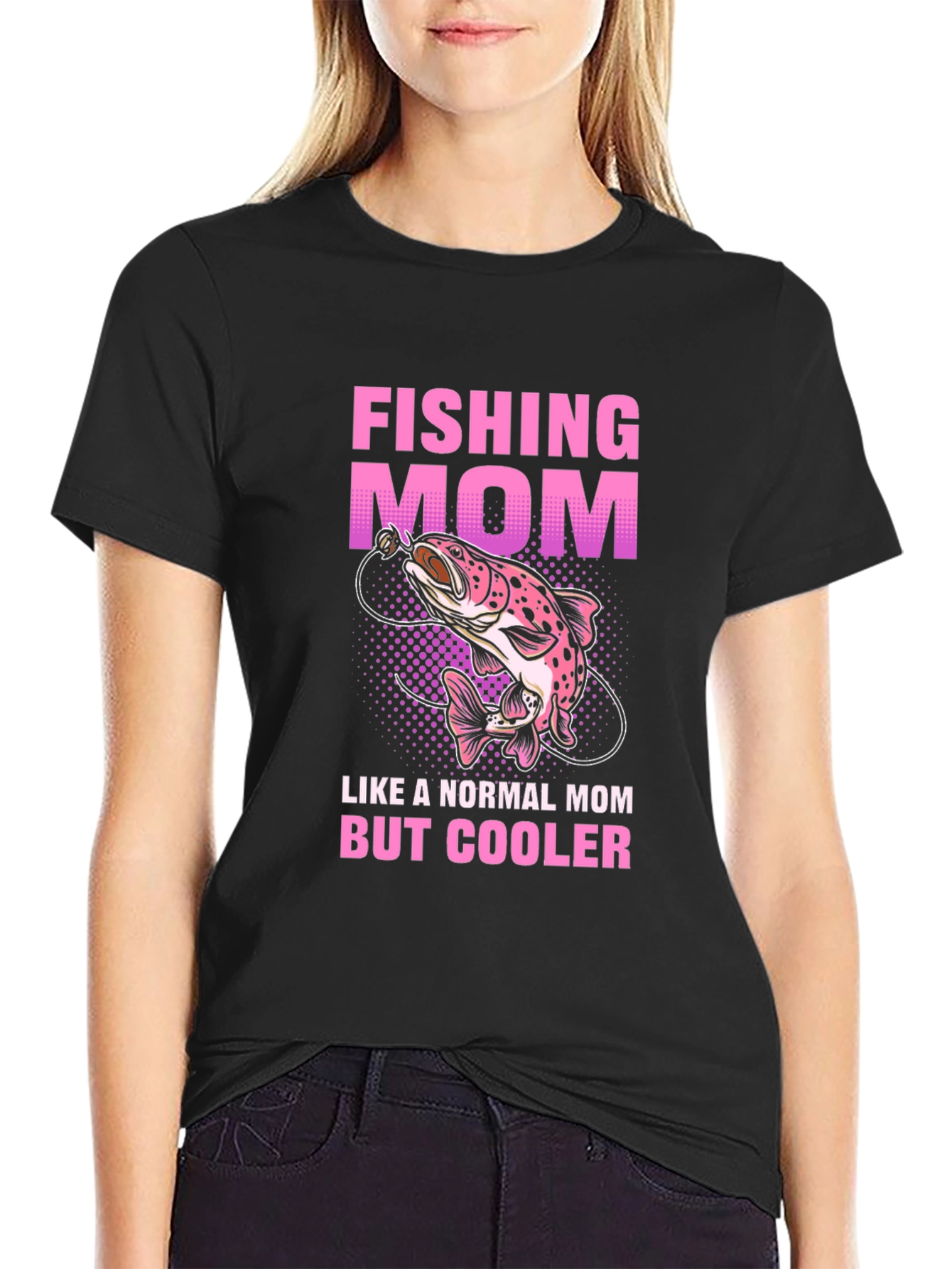Fishing Mom T-Shirt - Cool Mothers Day Gift!