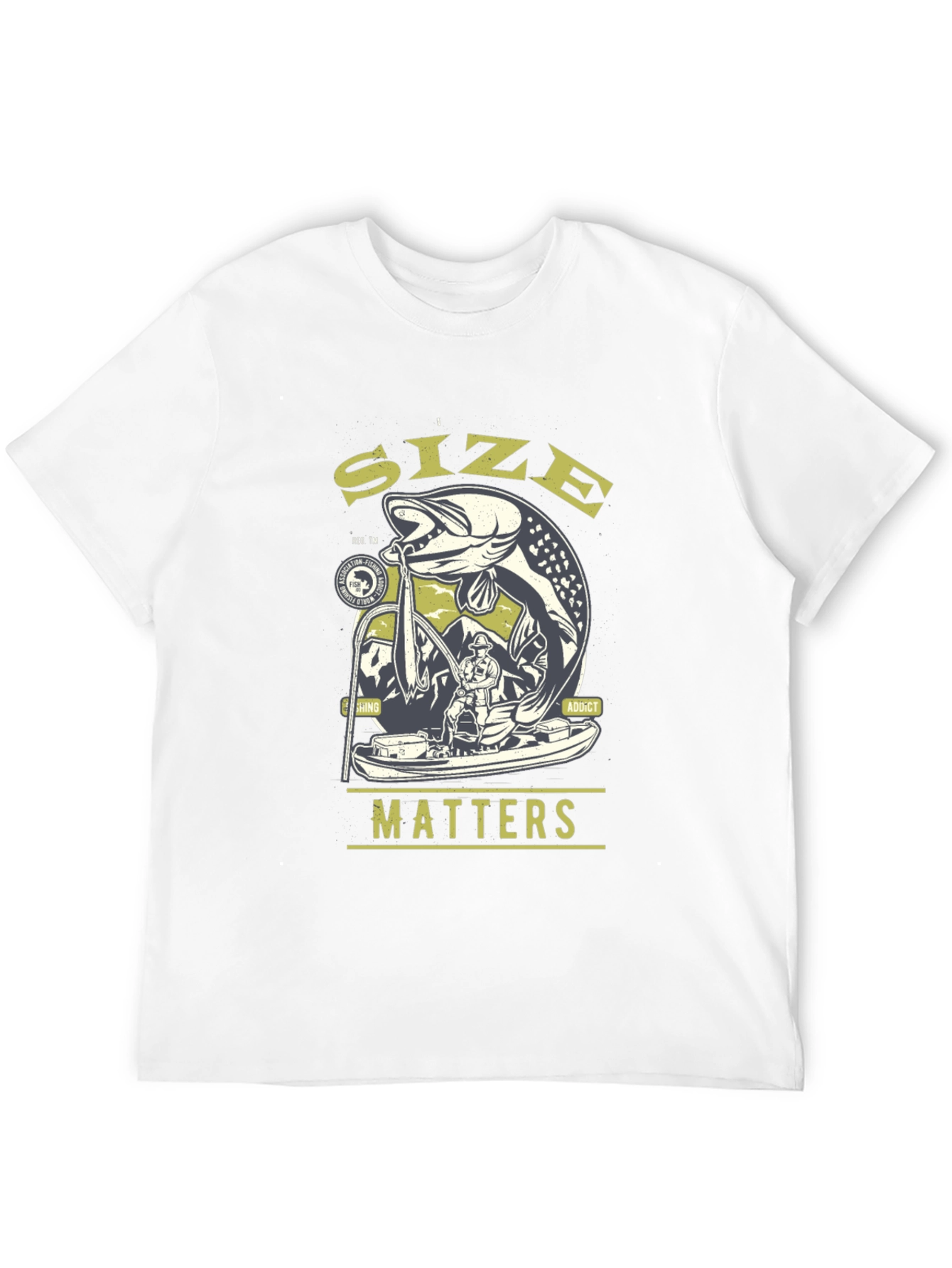 Size Matters Fishing T-Shirt - Angler Gift