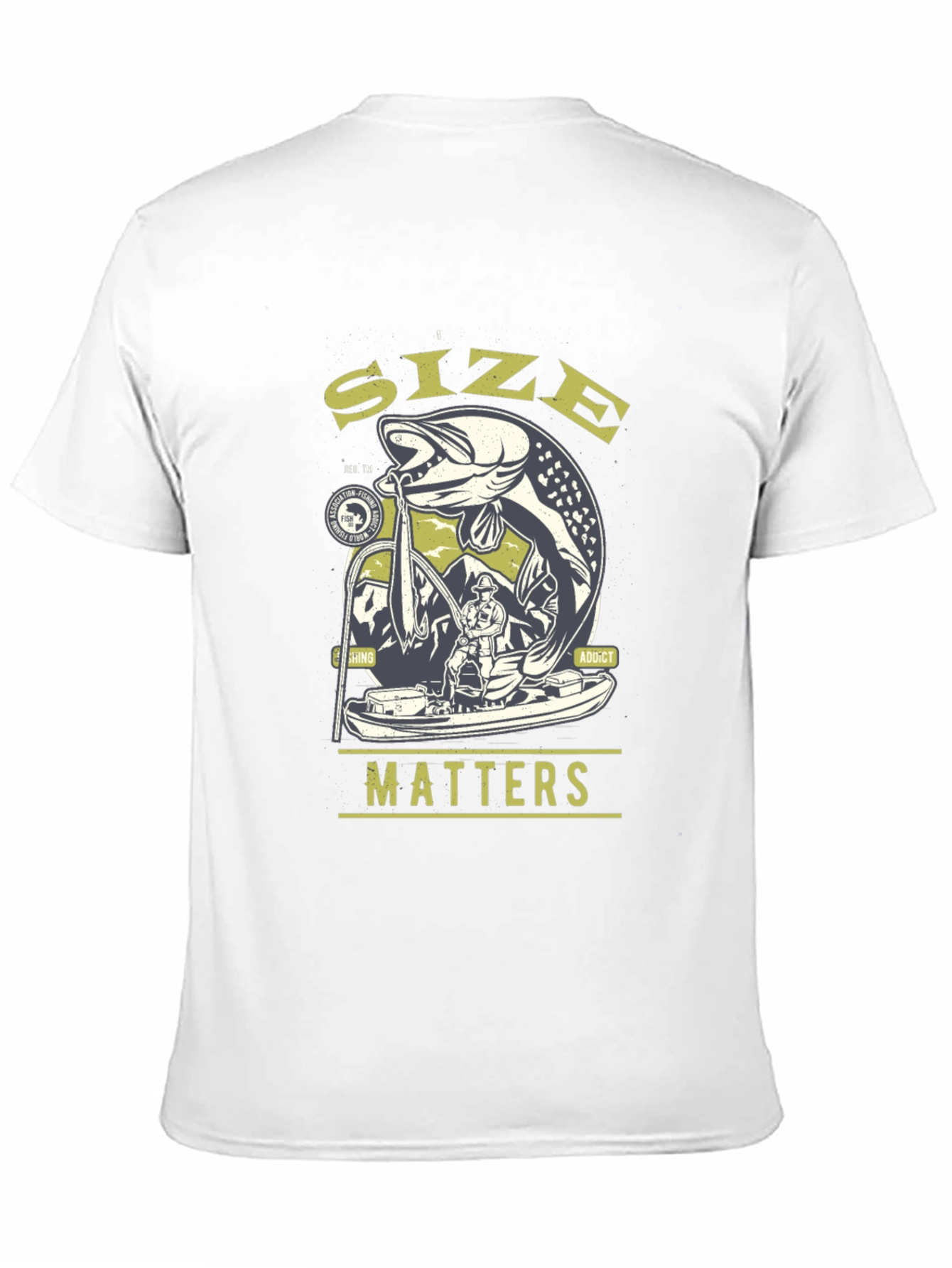 Size Matters Fishing T-Shirt - Angler Gift