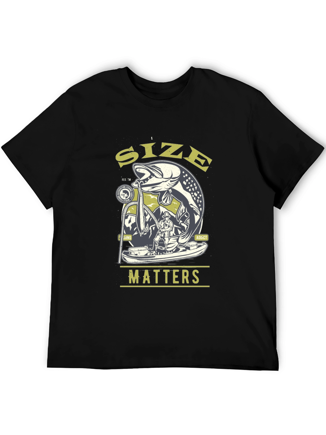 Size Matters Fishing T-Shirt - Angler Gift