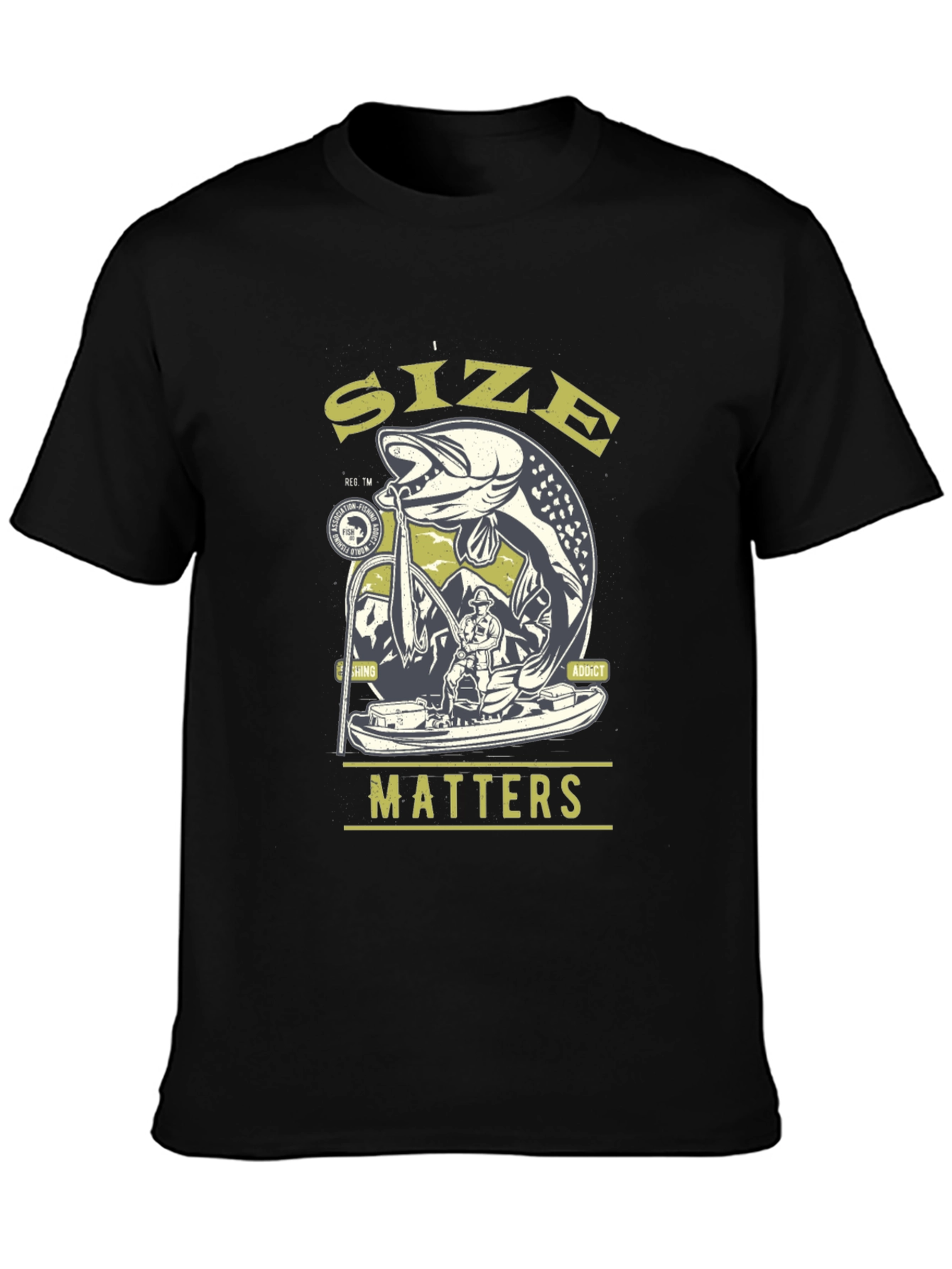 Size Matters Fishing T-Shirt - Angler Gift