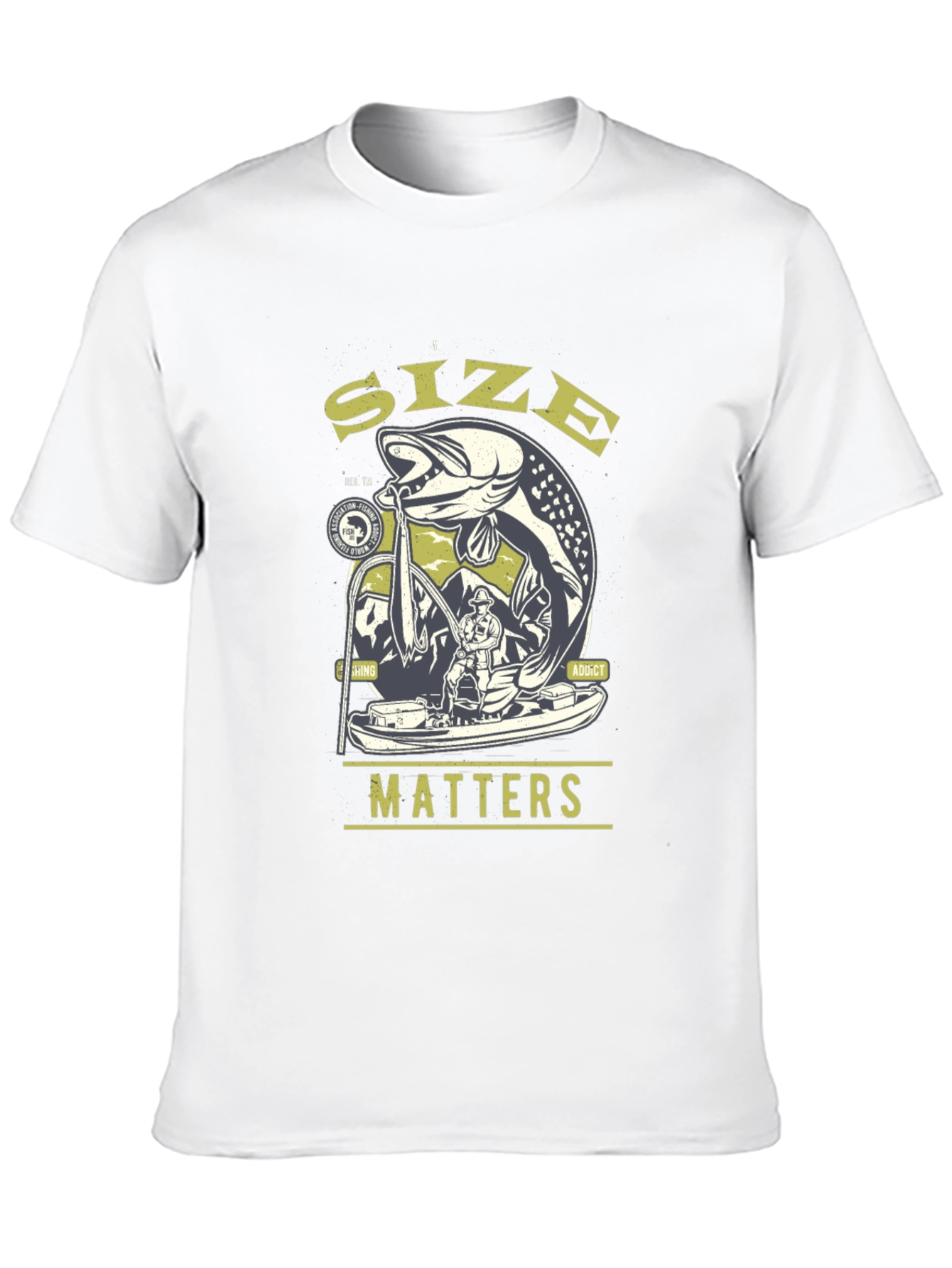 Size Matters Fishing T-Shirt - Angler Gift