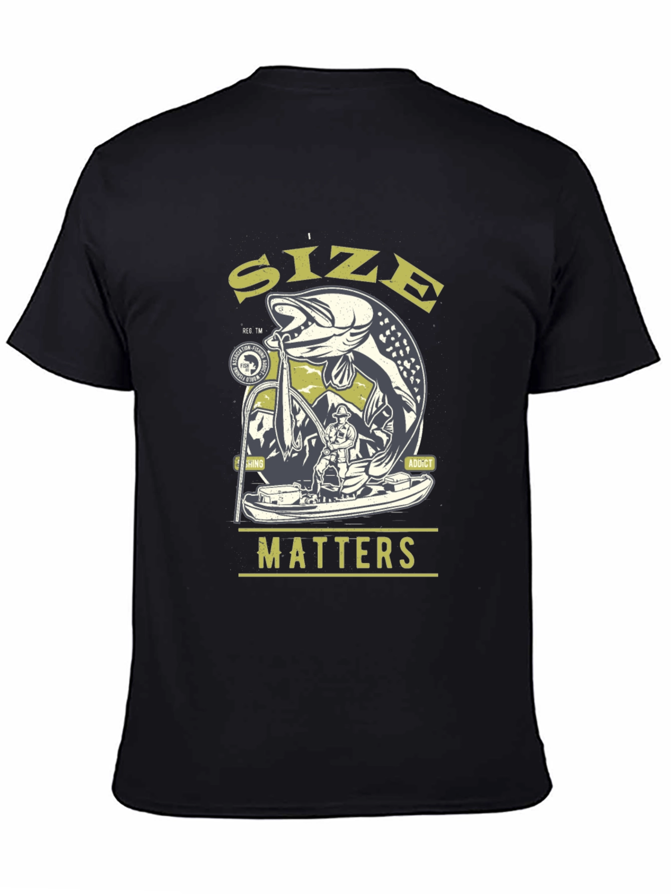 Size Matters Fishing T-Shirt - Angler Gift