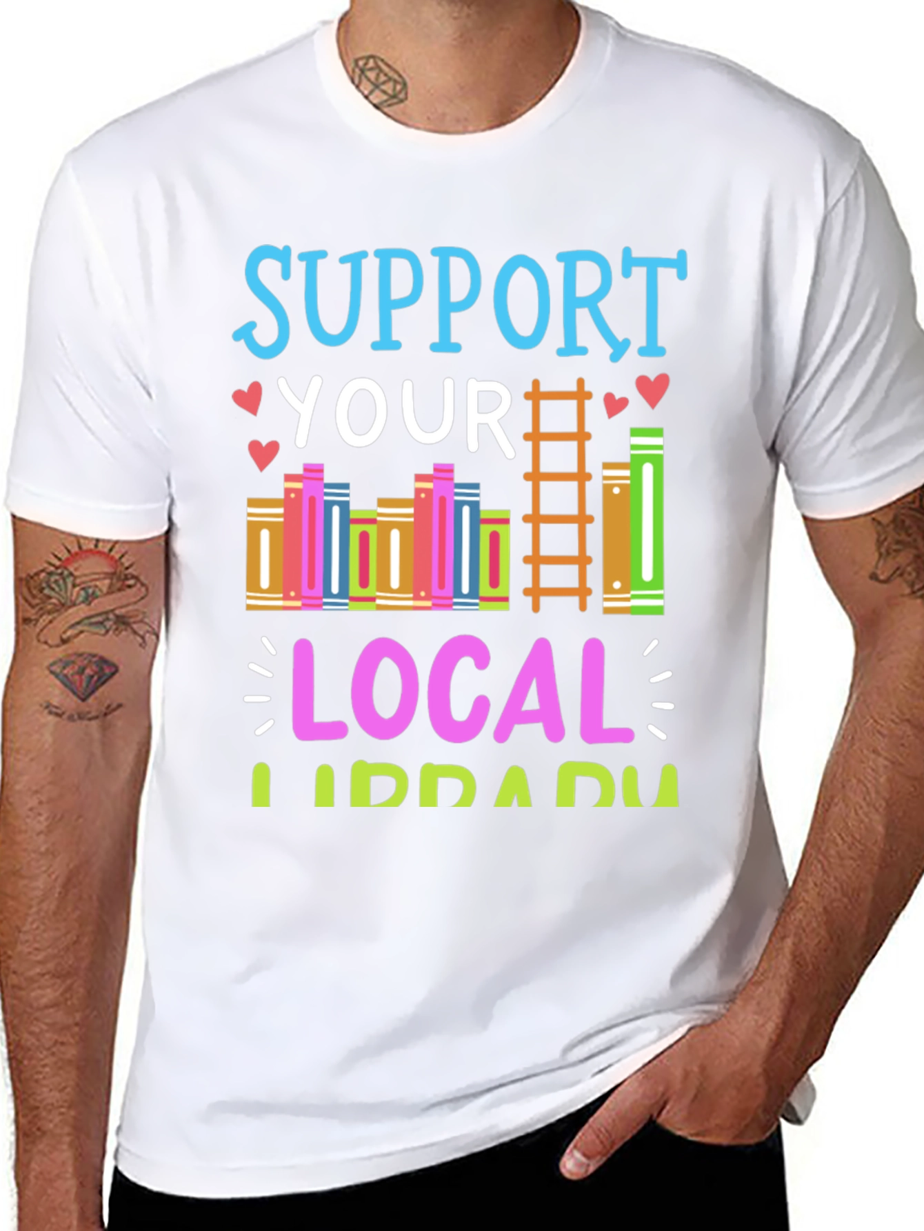 Support Your Local Library T-Shirt