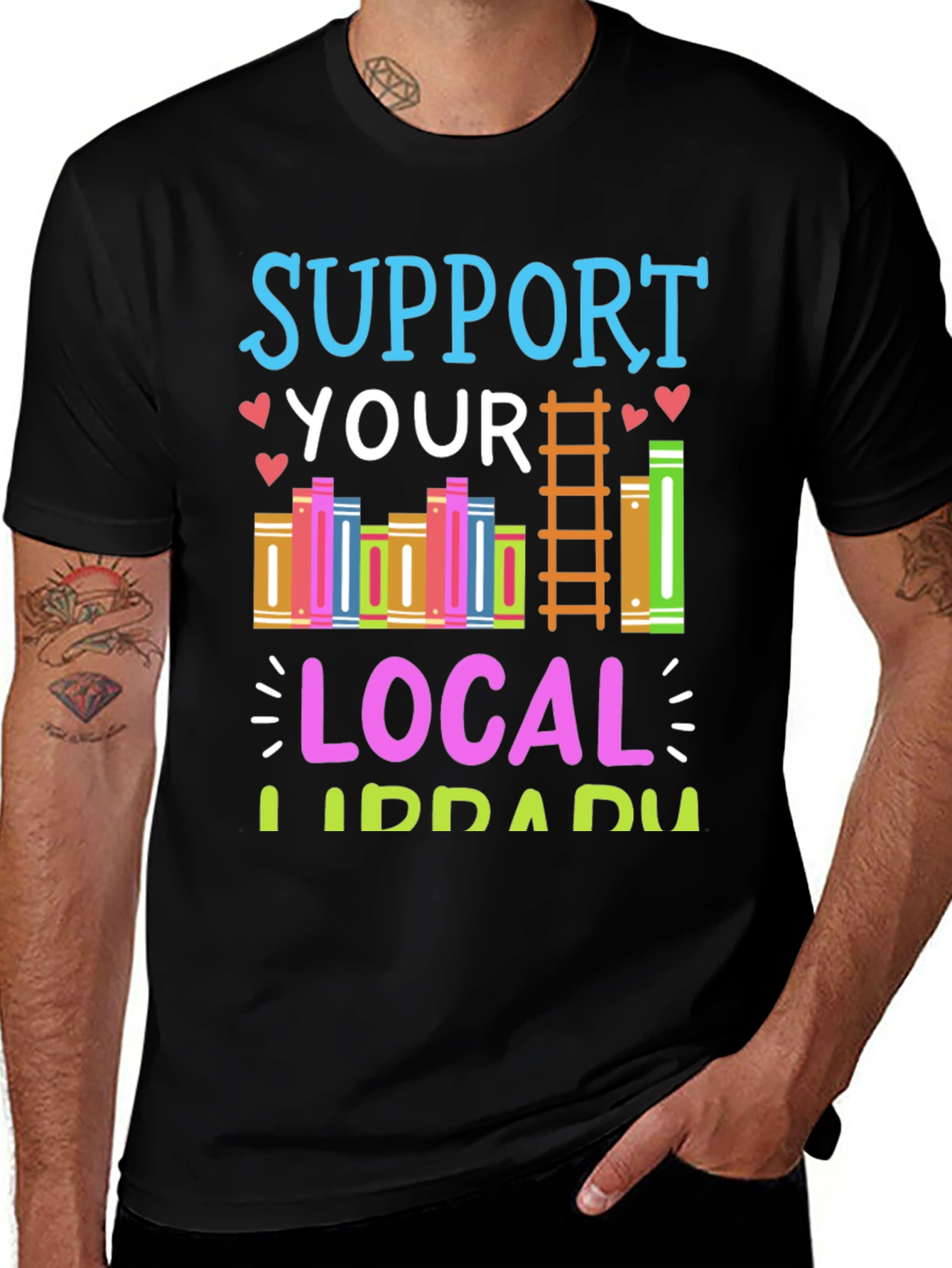 Support Your Local Library T-Shirt