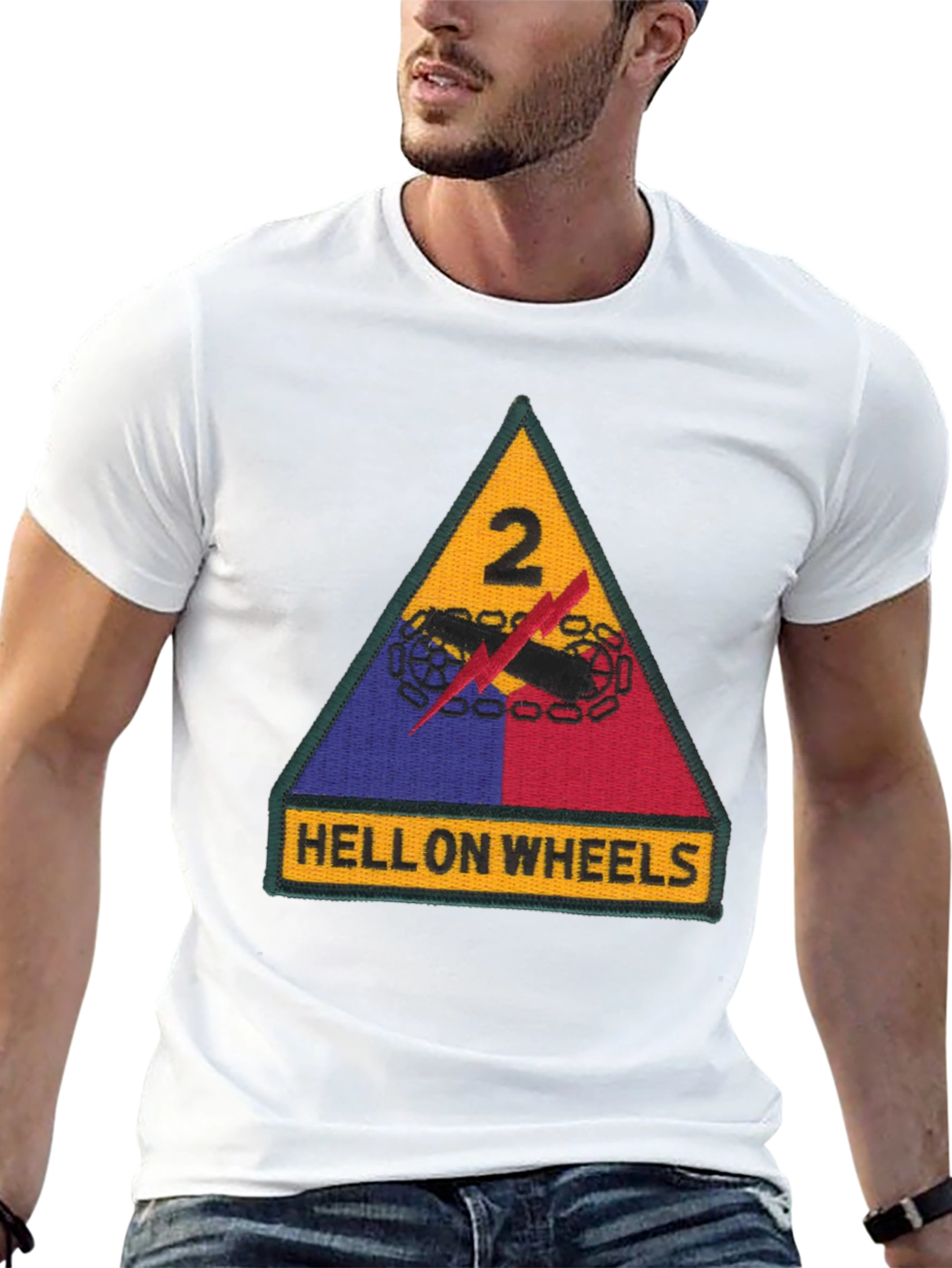 Hell On Wheels T-Shirt - 2nd Armored Division