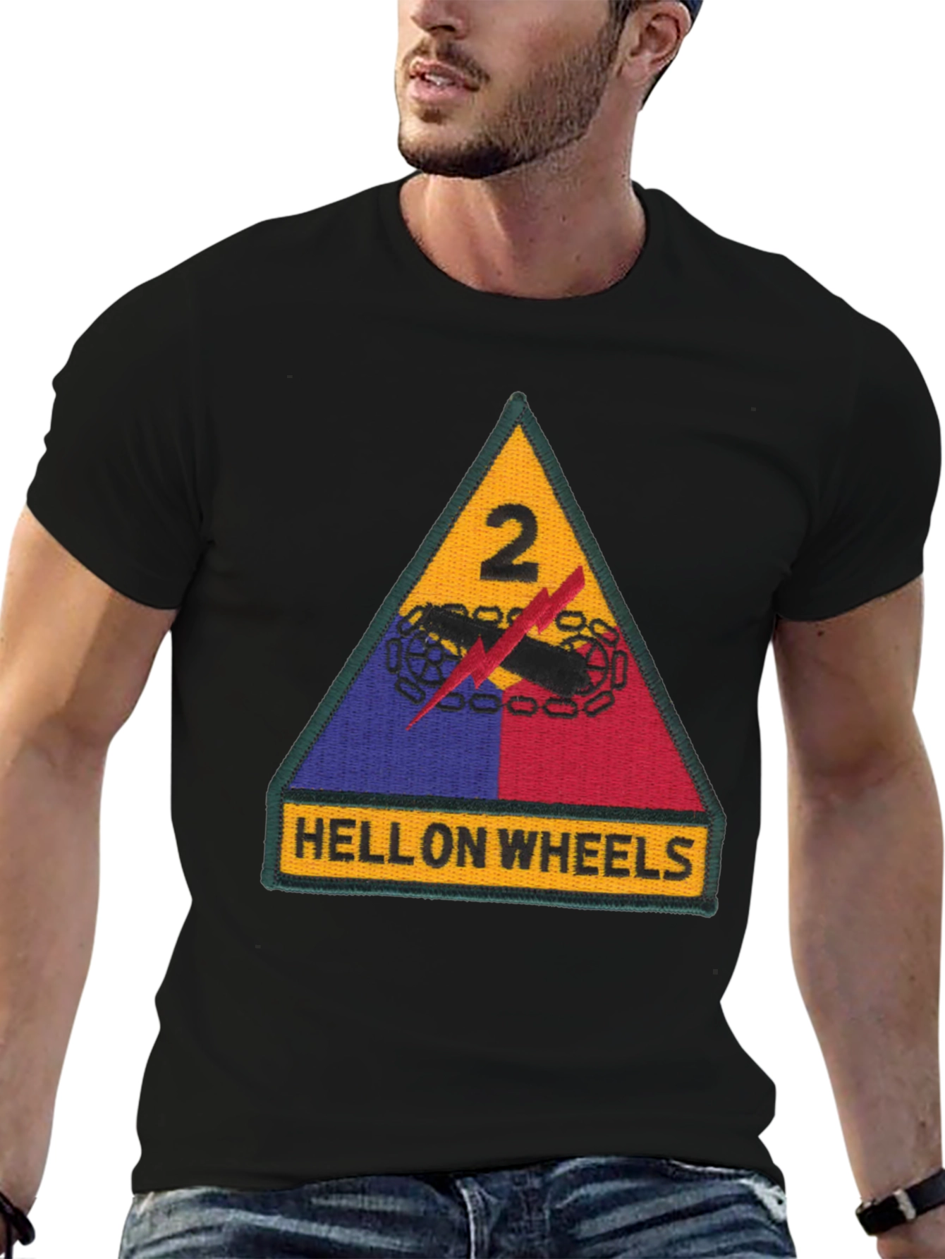 Hell On Wheels T-Shirt - 2nd Armored Division