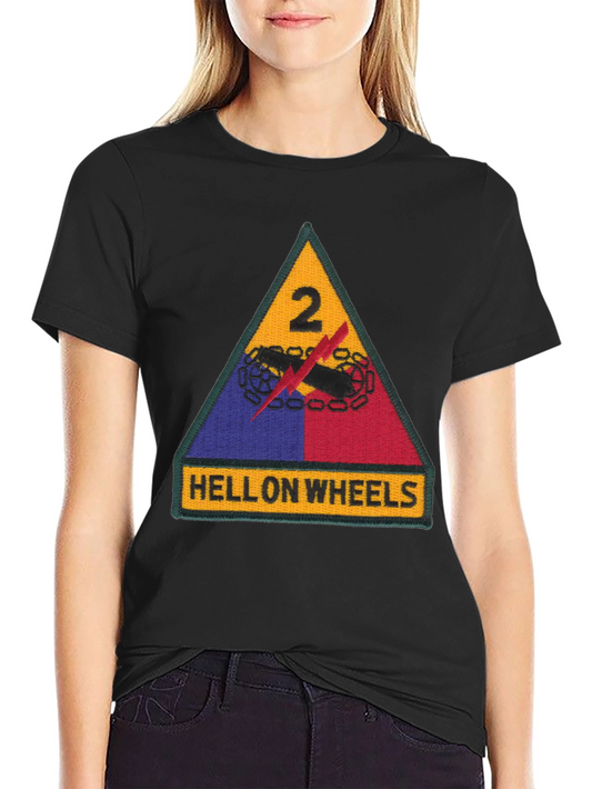 Hell On Wheels T-Shirt - 2nd Armored Division