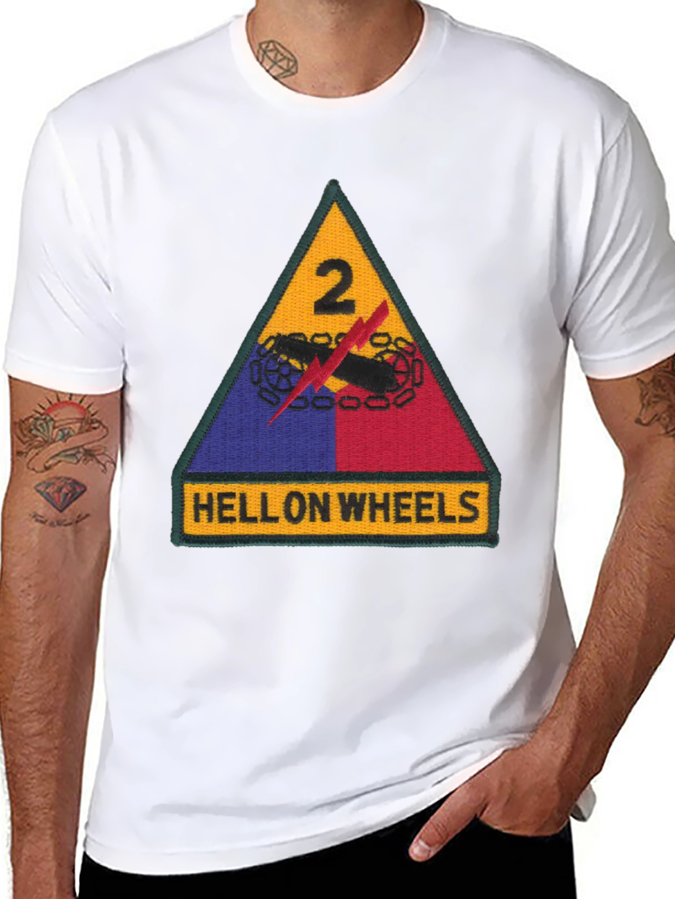 Hell On Wheels T-Shirt - 2nd Armored Division