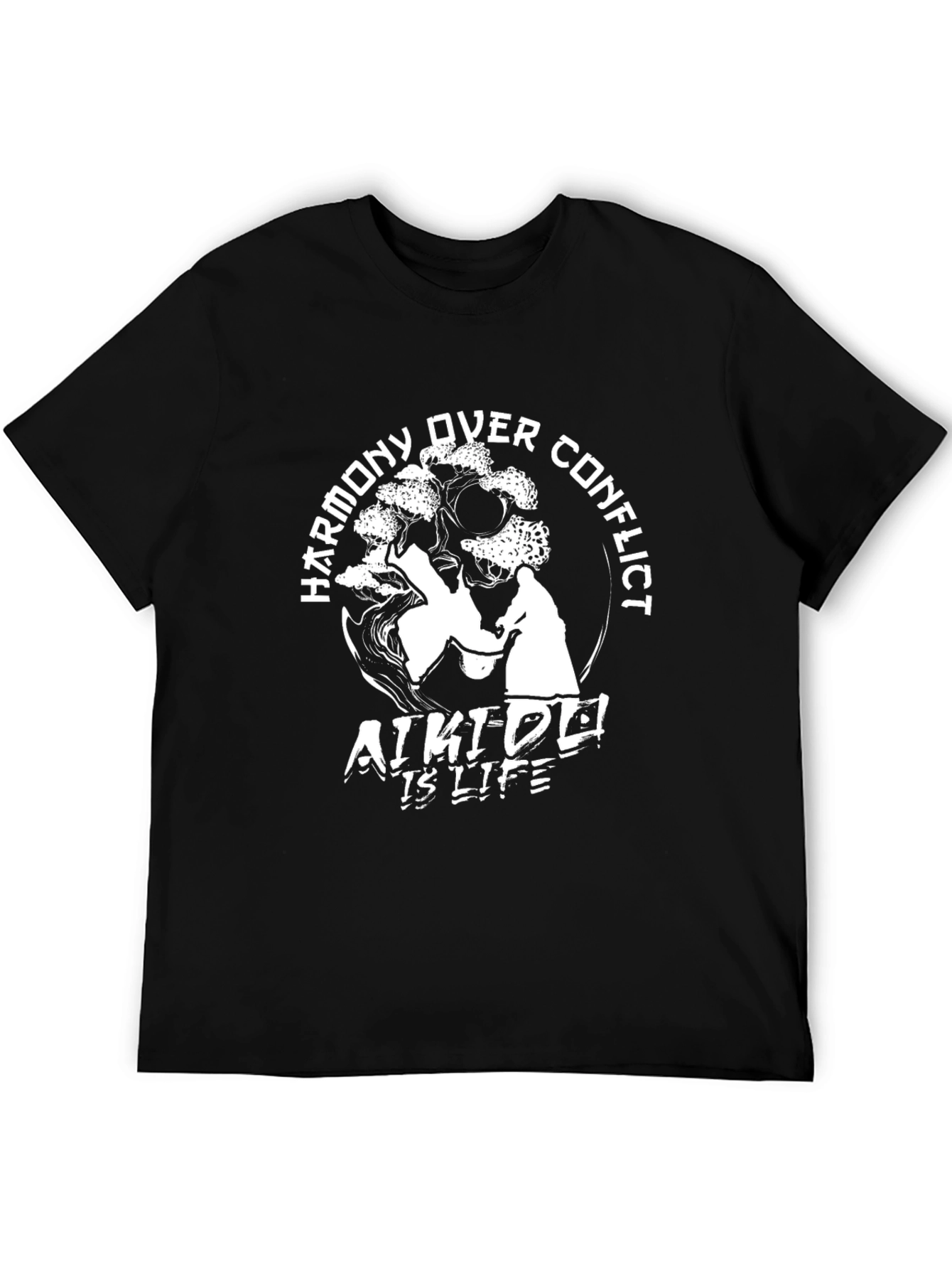 Aikido Harmony Tee - Martial Arts Design