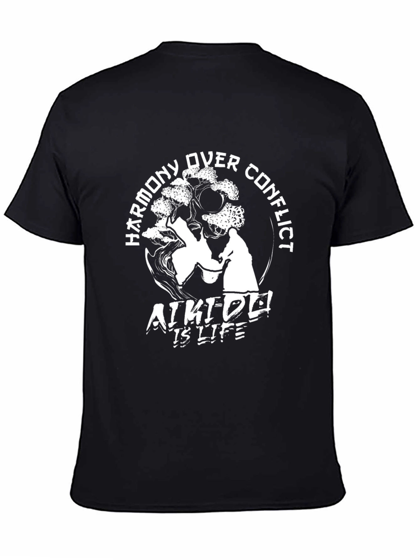 Aikido Harmony Tee - Martial Arts Design