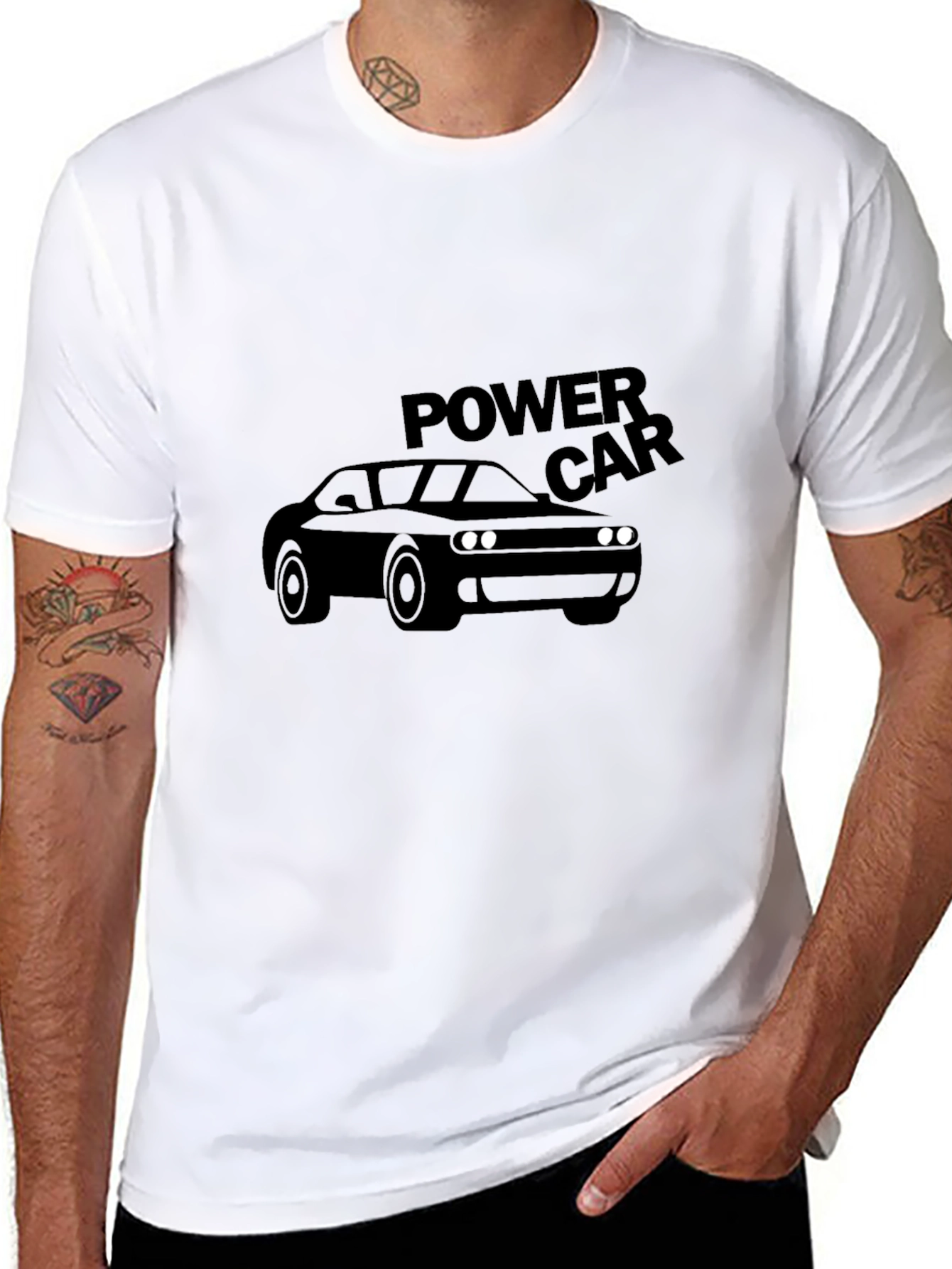 Power Car Graphic Tee - Black