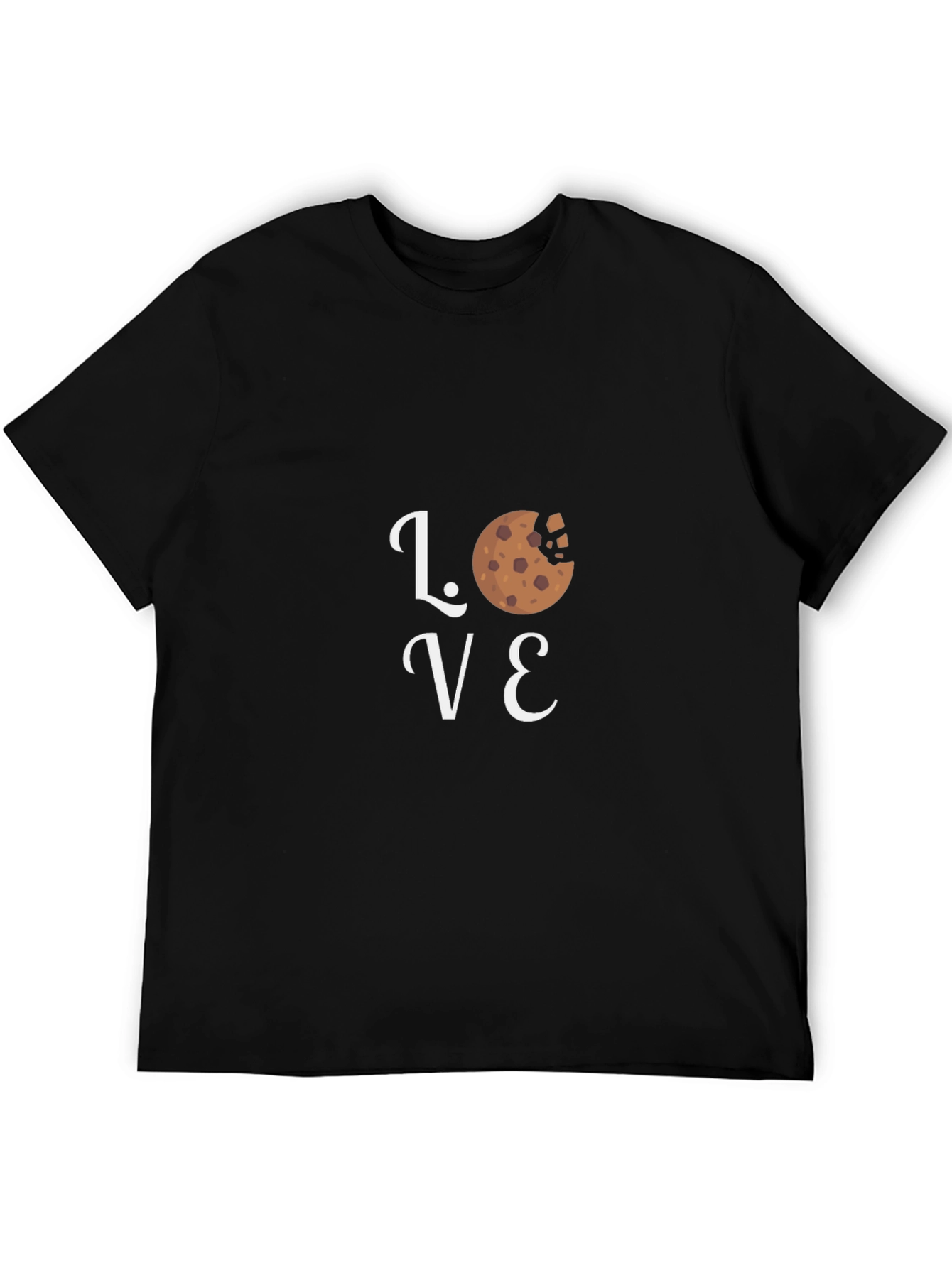 Love Cookies Graphic T-Shirt - Black