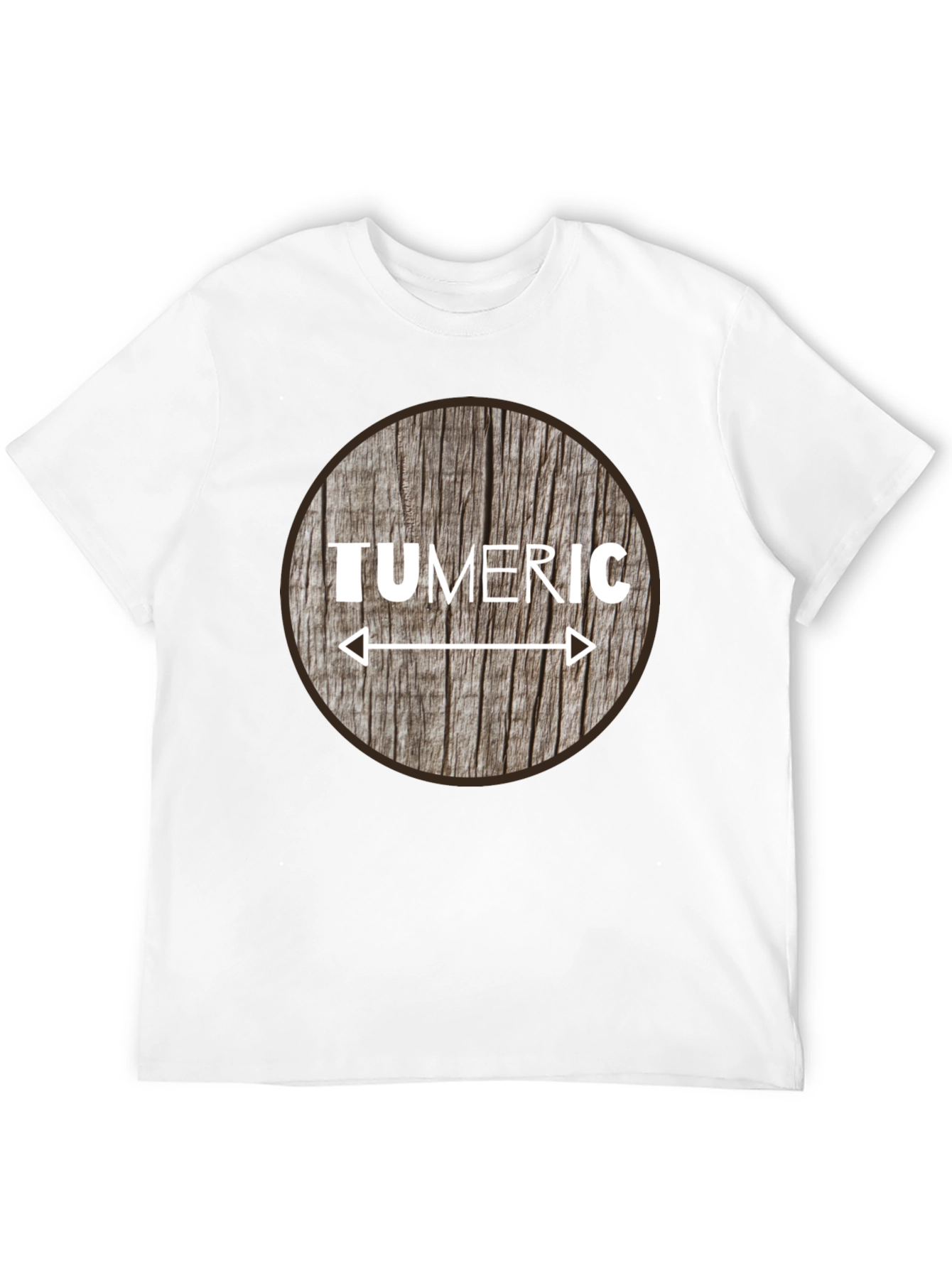 Tumeric Woodgrain Graphic Tee - Unisex