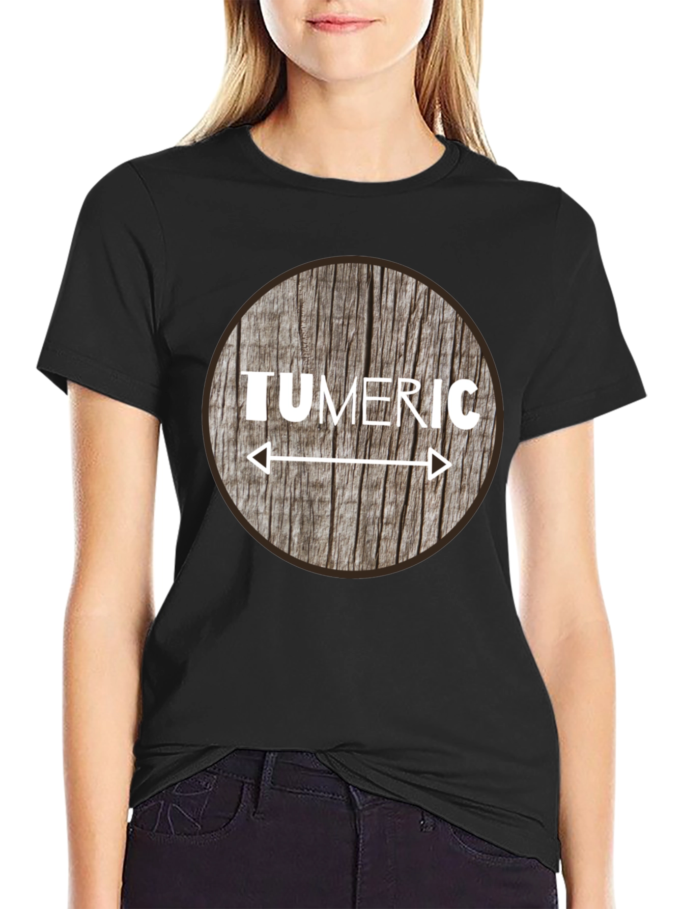 Tumeric Woodgrain Graphic Tee - Unisex