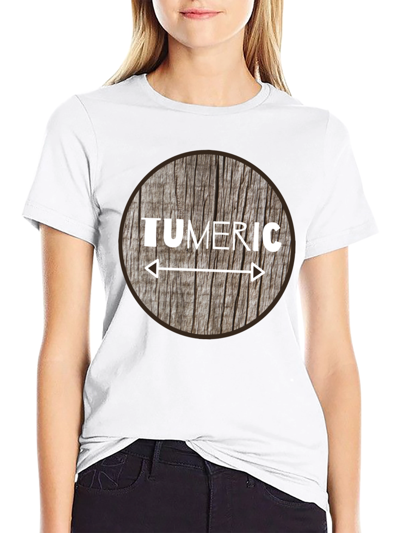Tumeric Woodgrain Graphic Tee - Unisex