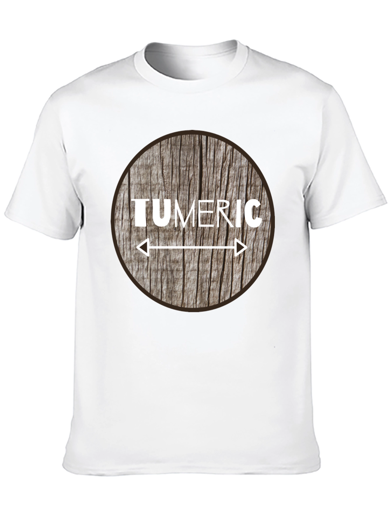 Tumeric Woodgrain Graphic Tee - Unisex