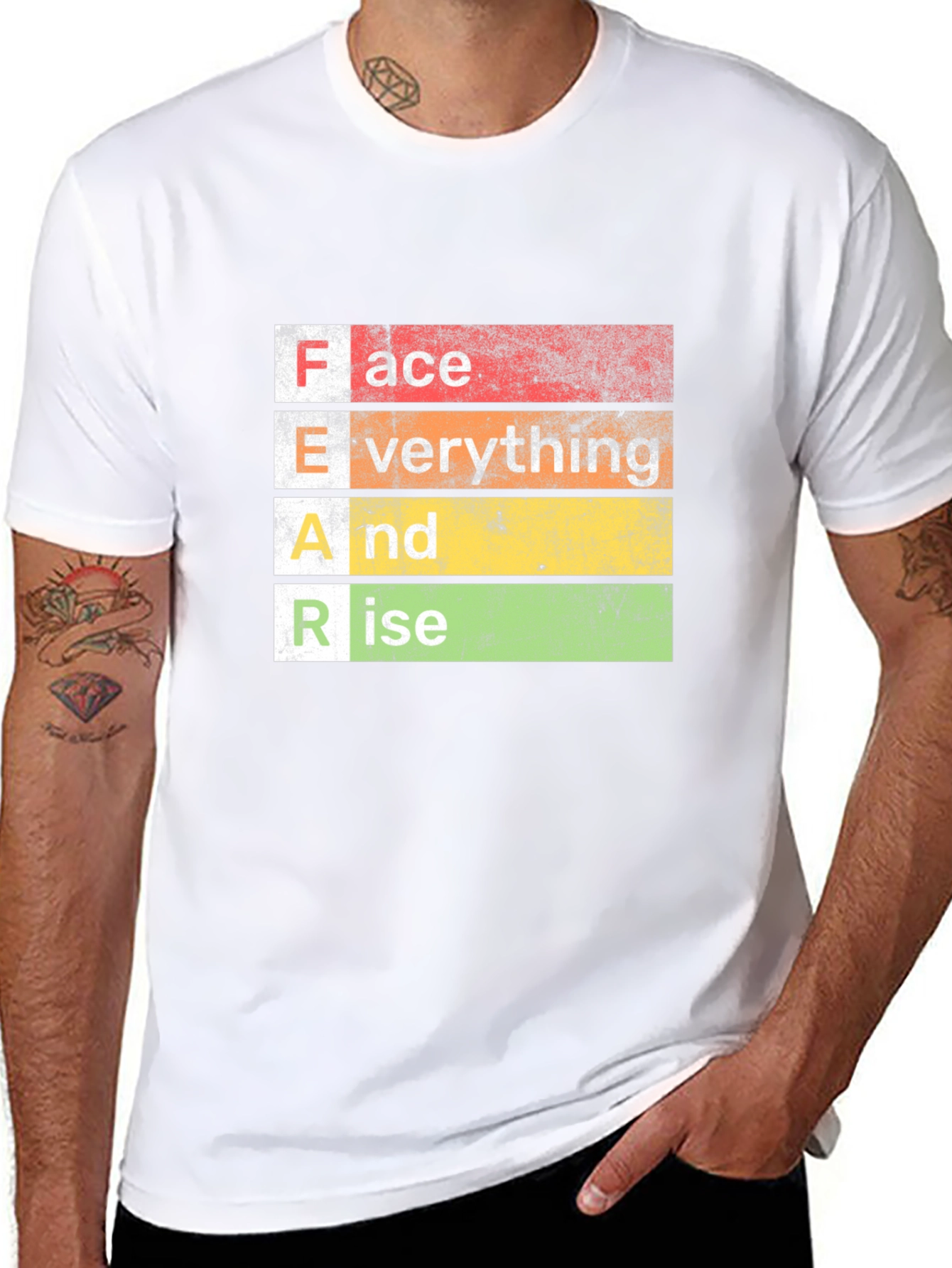 FEAR Face Everything And Rise Graphic Tee