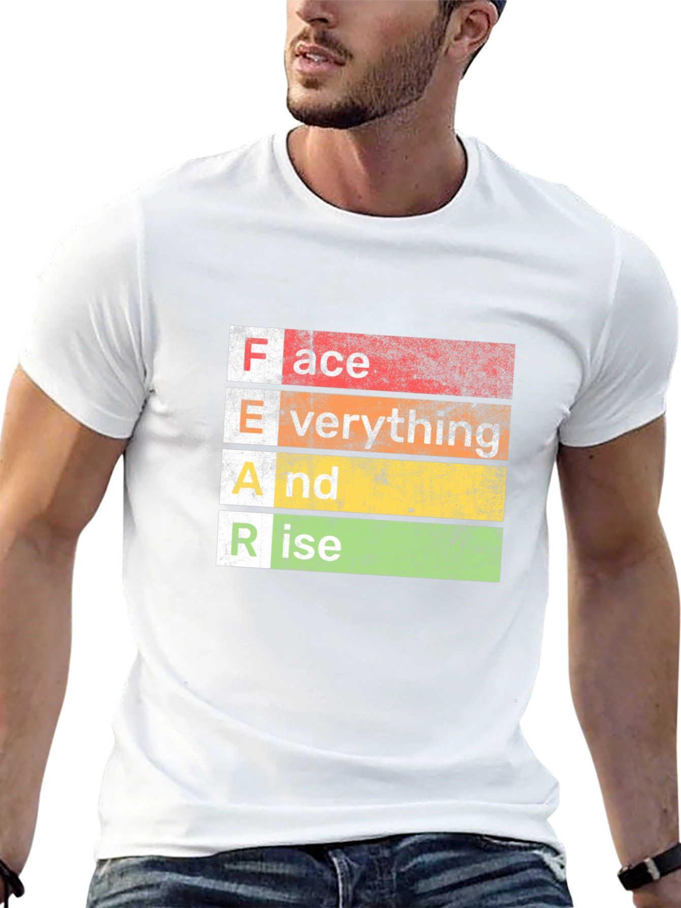 FEAR Face Everything And Rise Graphic Tee