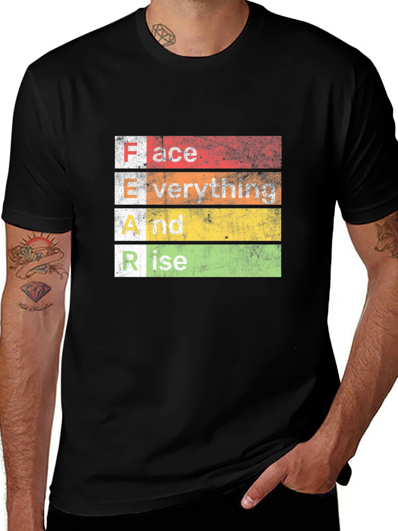 FEAR Face Everything And Rise Graphic Tee