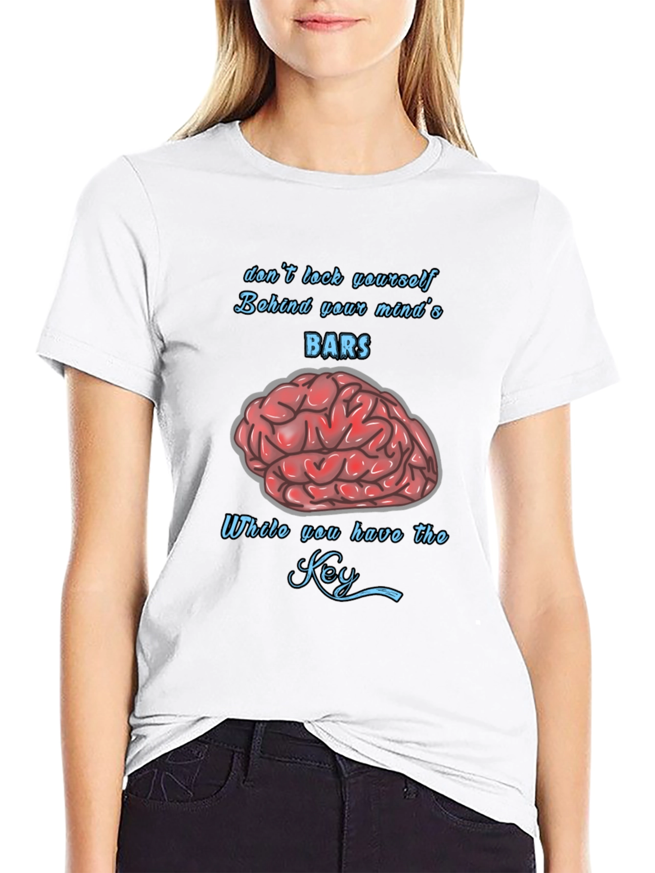 Mind Bars Graphic T-Shirt - Stay Open Minded