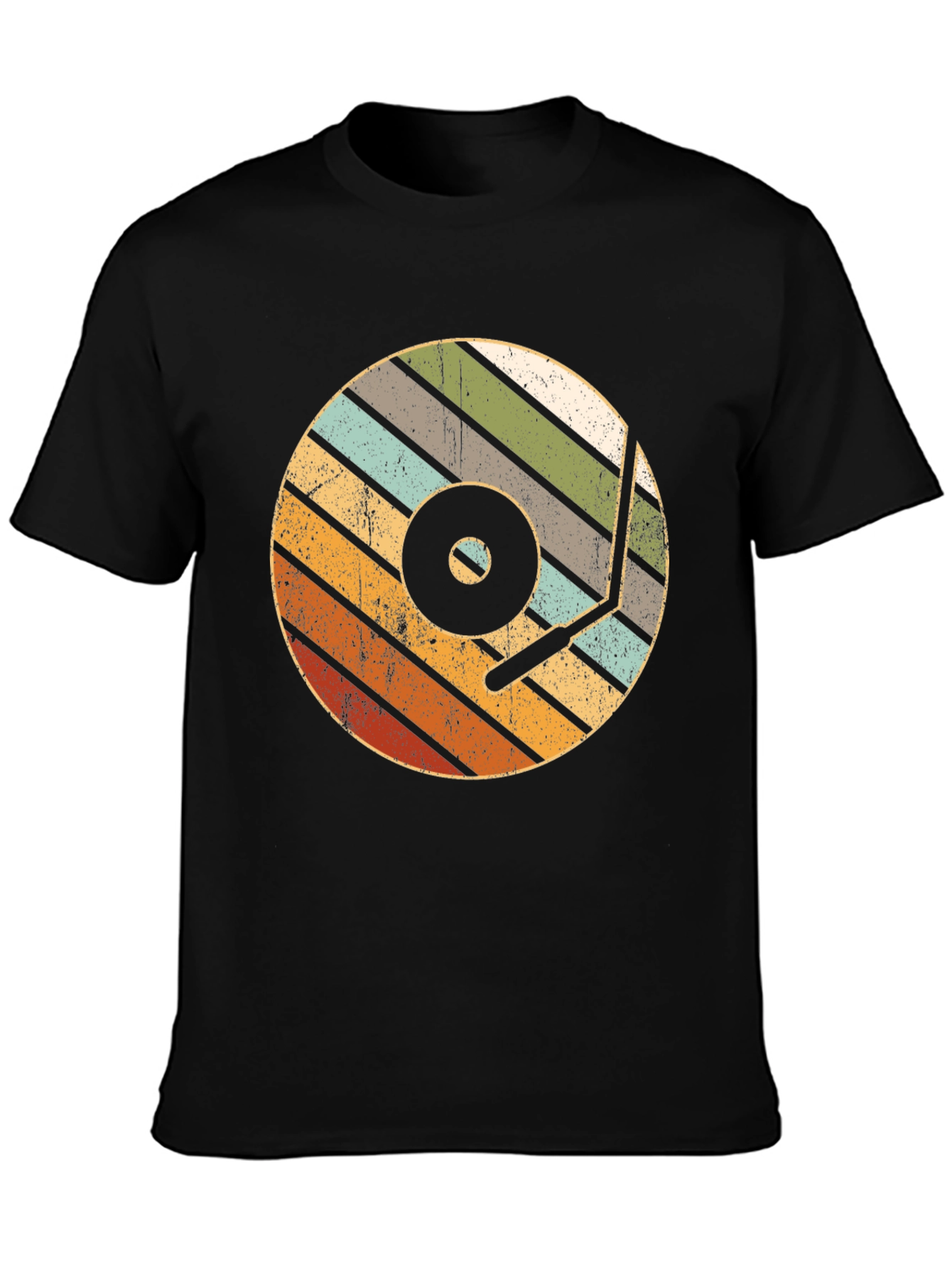 Retro Vinyl Record Player T-Shirt