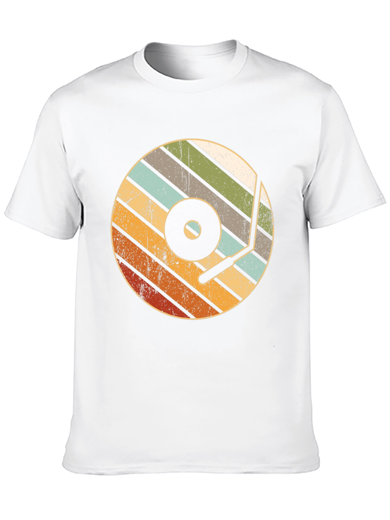 Retro Vinyl Record Player T-Shirt