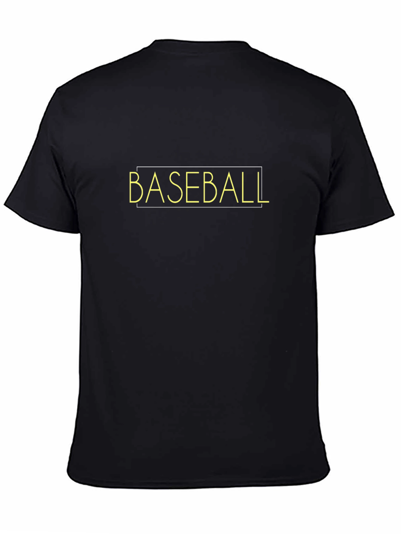 Baseball Graphic Black T-Shirt