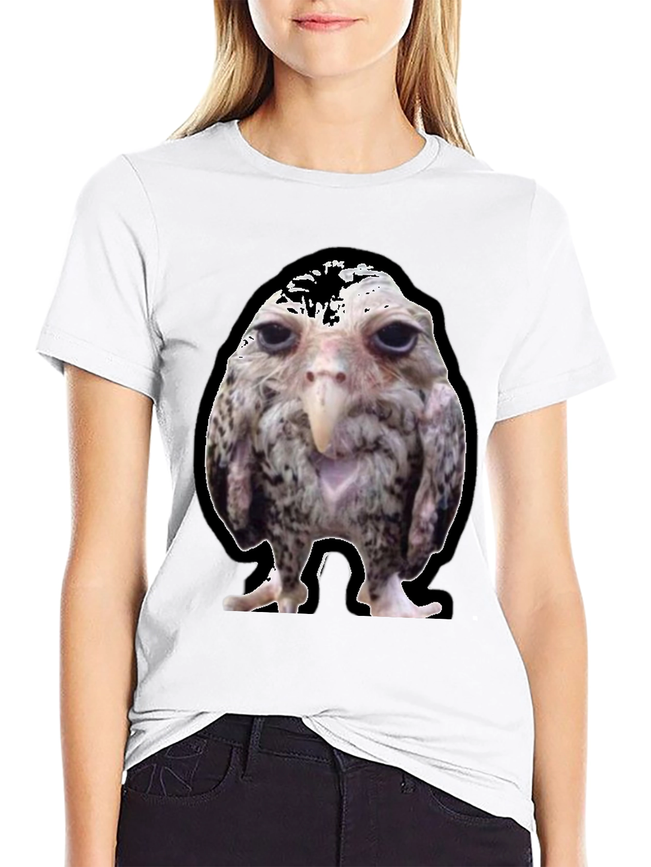 Funny Bird Graphic Tee - Unique Novelty T-Shirt