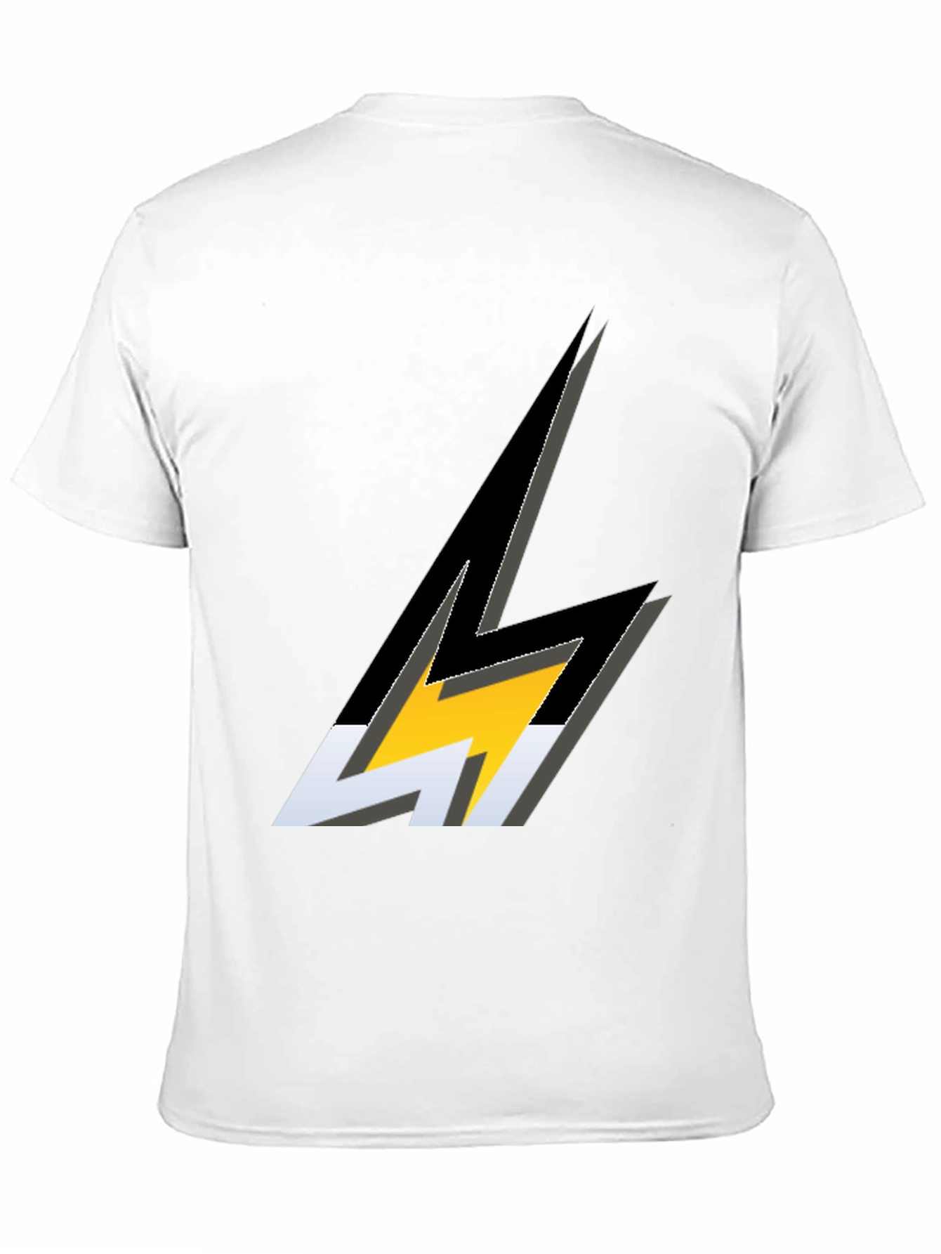 Lightning Bolt Graphic Black T-Shirt