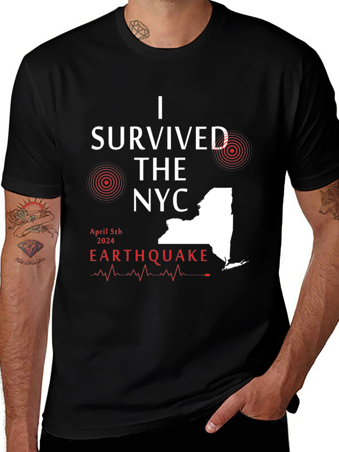 I Survived the NYC Earthquake T-Shirt
