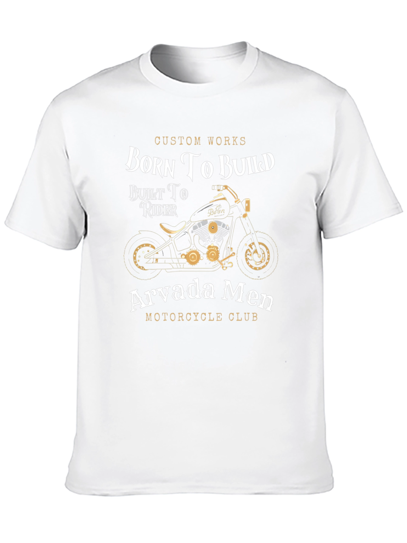 Born To Build Motorcycle Club Graphic T-Shirt